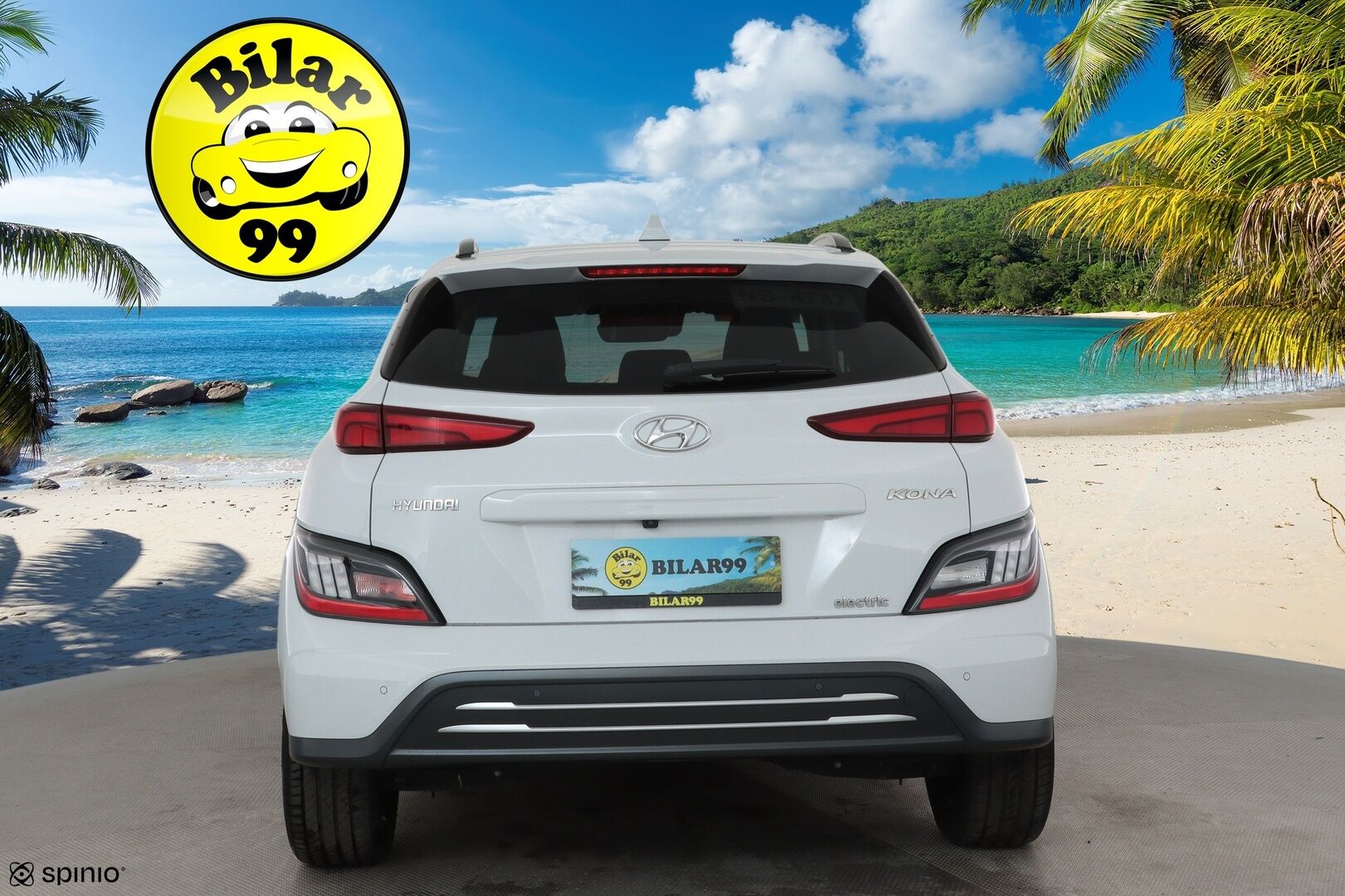 HYUNDAI KONA 2021 electric 64 kWh 204 hv Style **Lämpöpumppu / Adapt.vakkari / Kattoluukku / Ilmastoidut penkit / P.kamera / Apple&Android** - Merkkihuollettu / Kahdet renkaat vanteilla