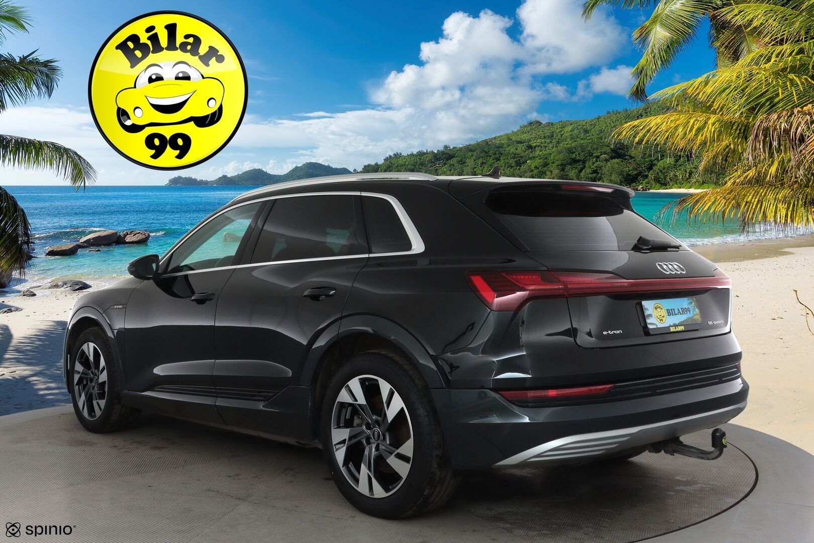 AUDI E-TRON 2022 55 Quattro 408hv 95kWh Proline **Adapt.vakkari / Koukku / Muistipenkki / Nahat / P.tutkat / Digimittaristo** - 3,99 % KORKOTARJOUS TÄHÄN AUTOON - Merkkihuollettu / Akku kuntotarkastettu!