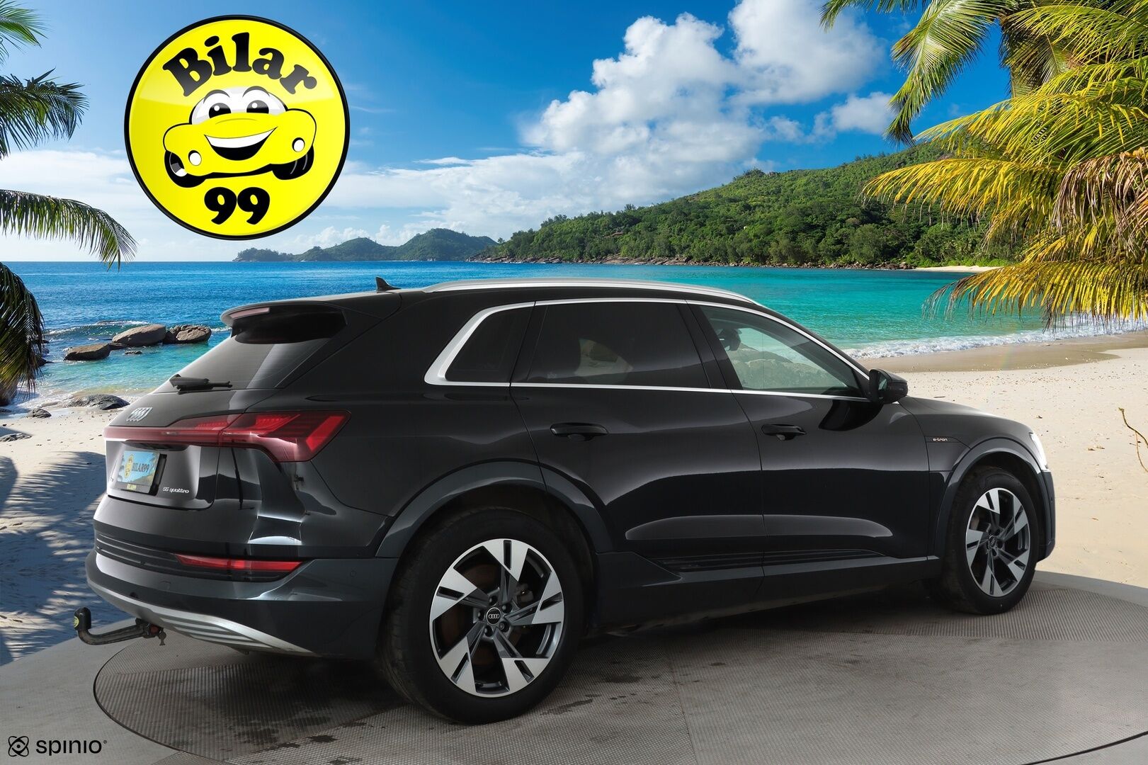 AUDI E-TRON 2022 55 Quattro 408hv 95kWh Proline **Adapt.vakkari / Koukku / Muistipenkki / Nahat / P.tutkat / Digimittaristo** - 3,99 % KORKOTARJOUS TÄHÄN AUTOON - Merkkihuollettu / Akku kuntotarkastettu!