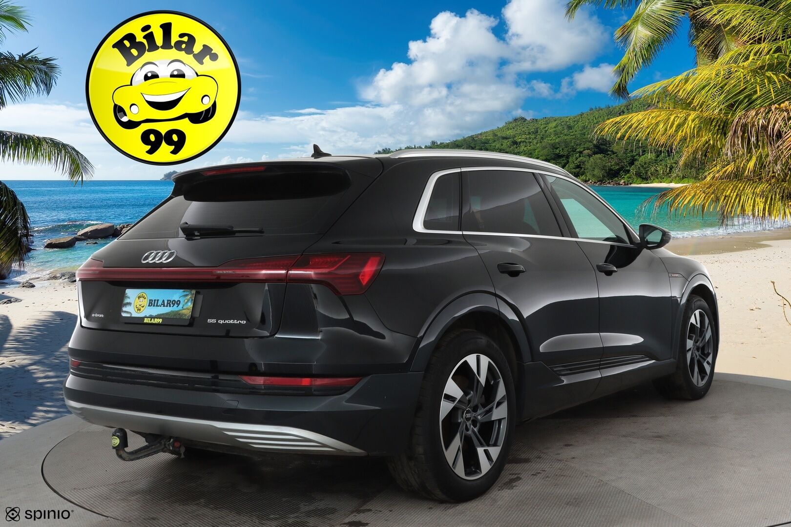 AUDI E-TRON 2022 55 Quattro 408hv 95kWh Proline **Adapt.vakkari / Koukku / Muistipenkki / Nahat / P.tutkat / Digimittaristo** - 3,99 % KORKOTARJOUS TÄHÄN AUTOON - Merkkihuollettu / Akku kuntotarkastettu!