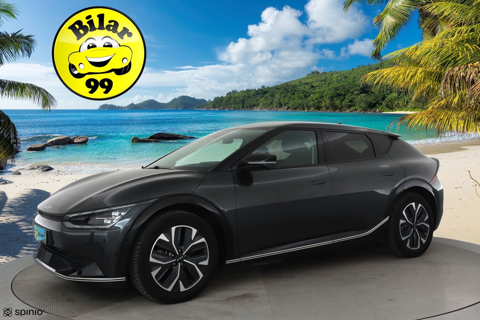 KIA EV6 2022 AWD 77 kWh 325 hv **HUD / Meridian / Ilmastoidut nahat / Adapt.vakkari / Lämpöpumppu / 360.kamera / LED** - 3,99 % KORKOTARJOUS TÄHÄN AUTOON - 
