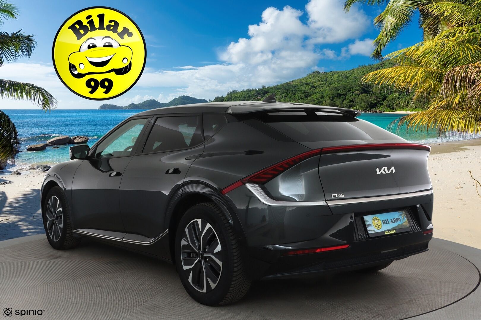 KIA EV6 2022 AWD 77 kWh 325 hv **HUD / Meridian / Ilmastoidut nahat / Adapt.vakkari / Lämpöpumppu / 360.kamera / LED** - 3,99 % KORKOTARJOUS TÄHÄN AUTOON - 
