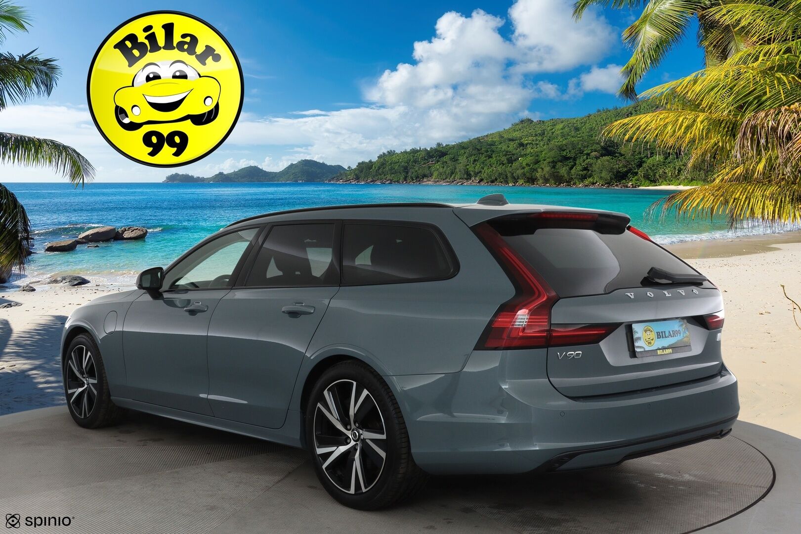 Volvo V90 2023 T6 AWD Long Range Plus Dark *ACC / Full LED / Koukku / Muistipenkit / Digimittaristo / BLIS / KeylessGo* - Merkkihuollettu / SoH testattu / Kahdet renkaat / ALV