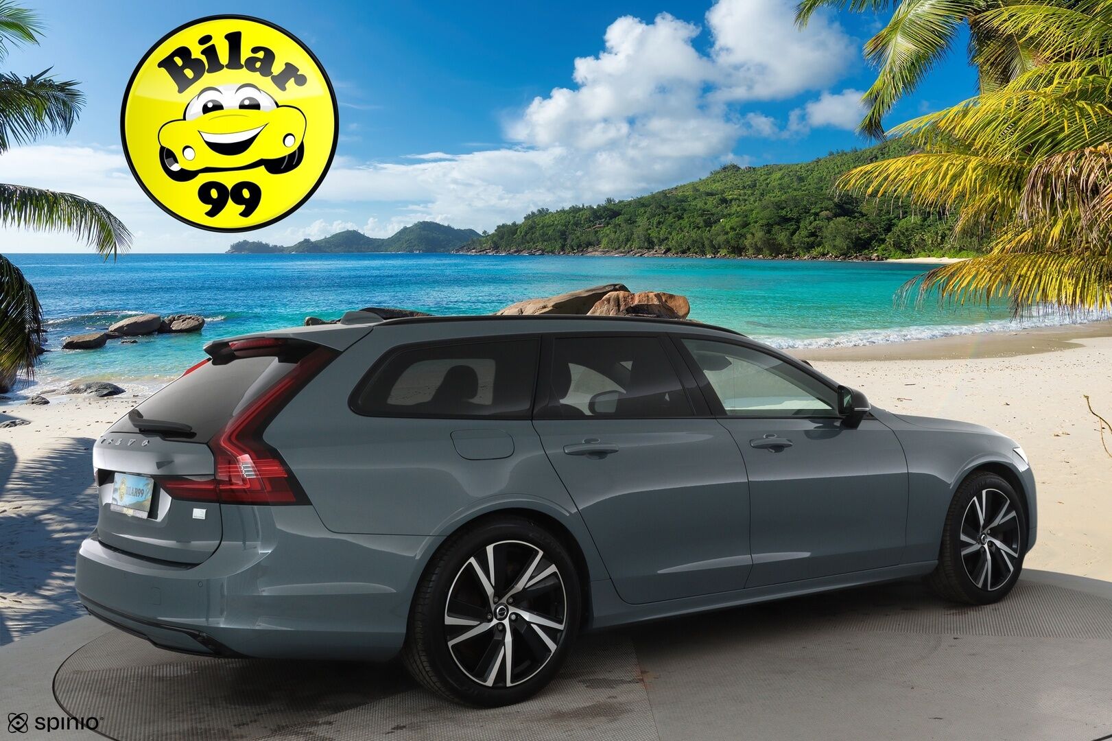Volvo V90 2023 T6 AWD Long Range Plus Dark *ACC / Full LED / Koukku / Muistipenkit / Digimittaristo / BLIS / KeylessGo* - Merkkihuollettu / SoH testattu / Kahdet renkaat / ALV