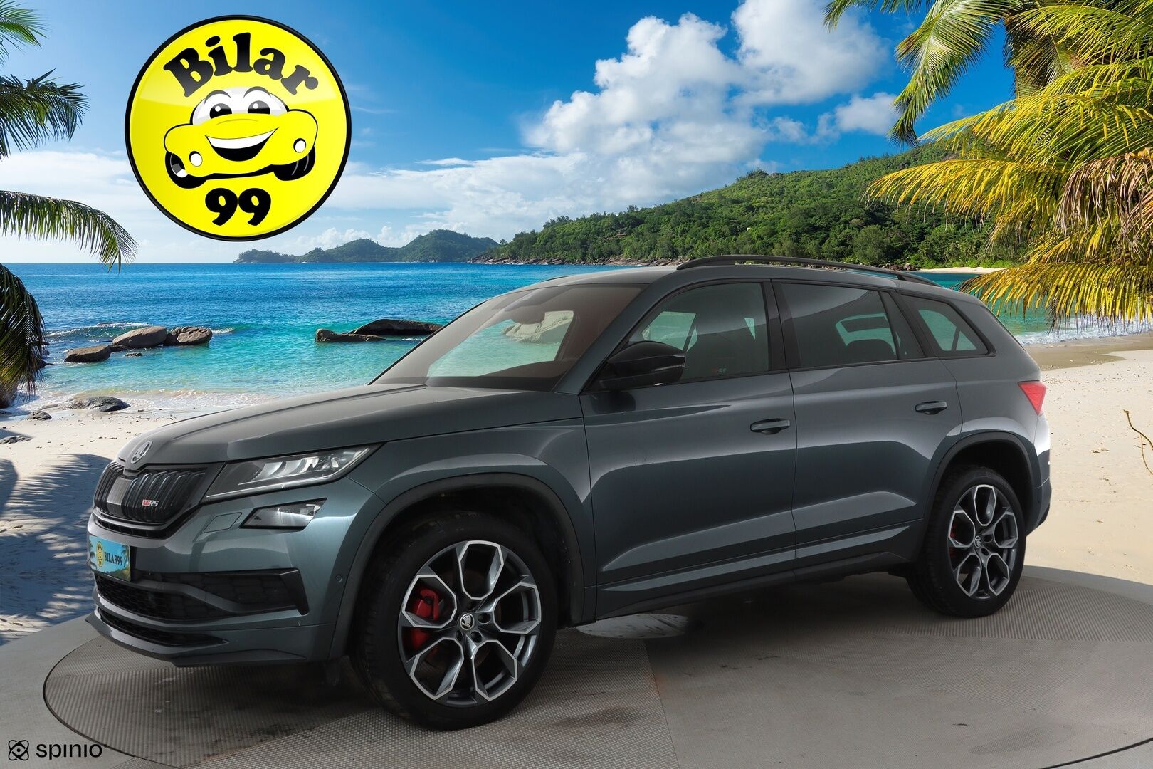SKODA KODIAQ 2020 2.0 Bi-TDi 176 kW 4x4 RS 7-P **Adapt.vakkari / 360 / Sportti Muistipenkit / Koukku / Canton / Navi / Digimittaristo** - 3,99 % KORKOTARJOUS TÄHÄN AUTOON - 