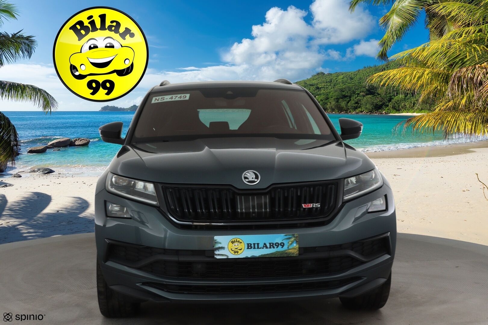 SKODA KODIAQ 2020 2.0 Bi-TDi 176 kW 4x4 RS 7-P **Adapt.vakkari / 360 / Sportti Muistipenkit / Koukku / Canton / Navi / Digimittaristo** - 3,99 % KORKOTARJOUS TÄHÄN AUTOON - 