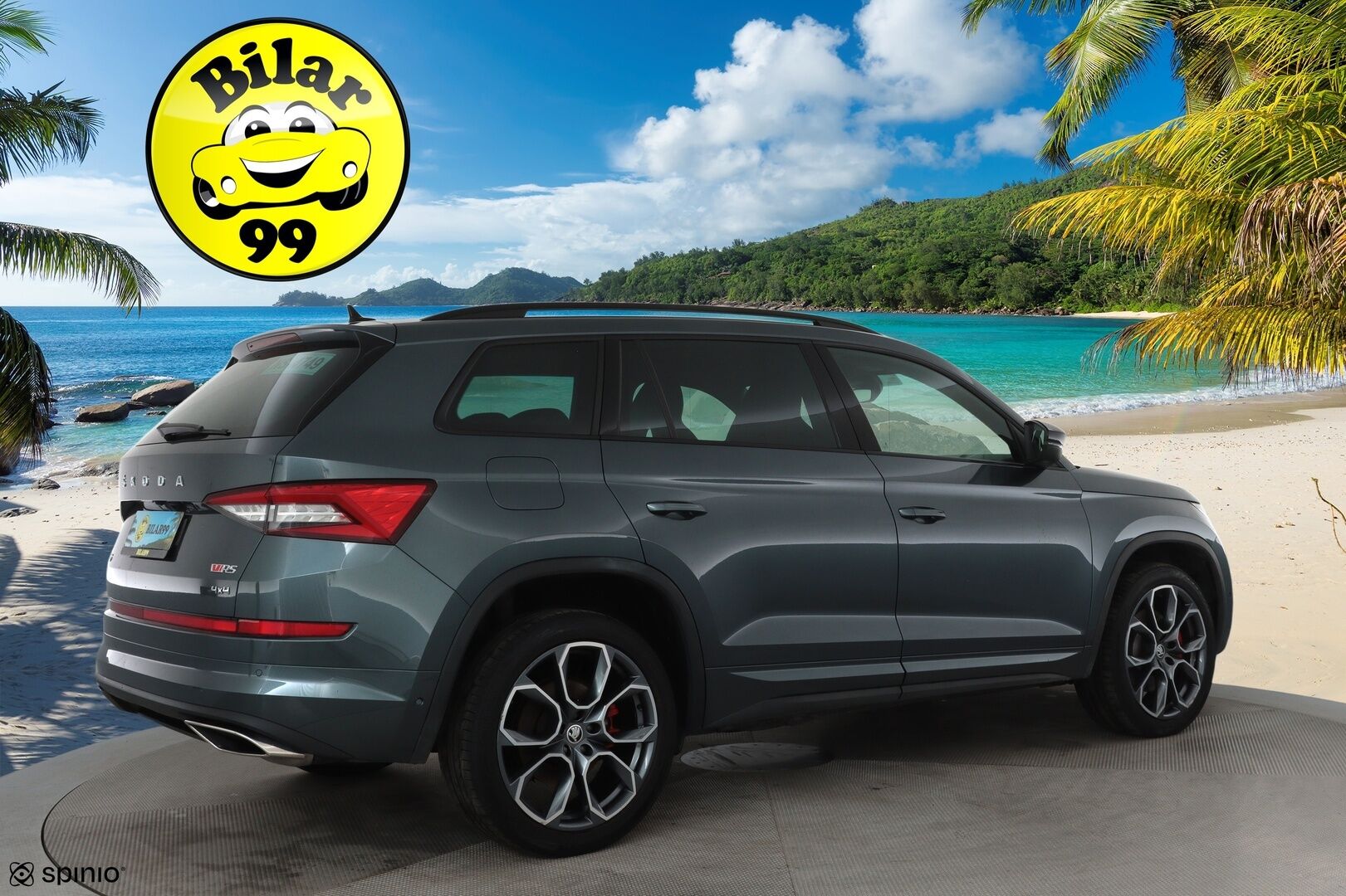 SKODA KODIAQ 2020 2.0 Bi-TDi 176 kW 4x4 RS 7-P **Adapt.vakkari / 360 / Sportti Muistipenkit / Koukku / Canton / Navi / Digimittaristo** - 3,99 % KORKOTARJOUS TÄHÄN AUTOON - 
