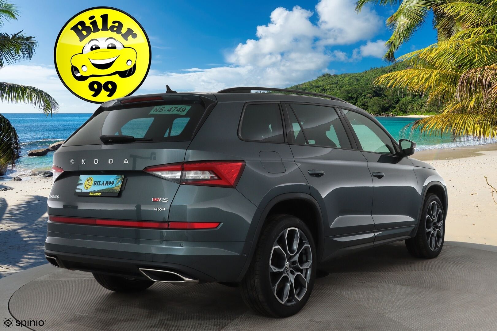 SKODA KODIAQ 2020 2.0 Bi-TDi 176 kW 4x4 RS 7-P **Adapt.vakkari / 360 / Sportti Muistipenkit / Koukku / Canton / Navi / Digimittaristo** - 3,99 % KORKOTARJOUS TÄHÄN AUTOON - 