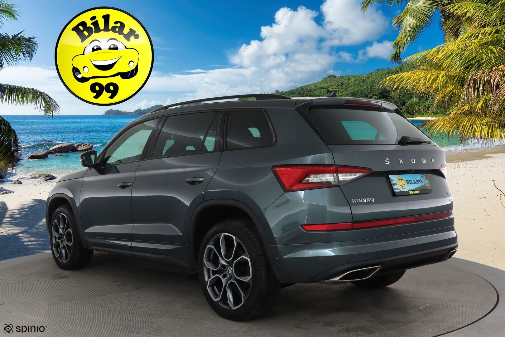 SKODA KODIAQ 2020 2,0 TDI 240 4x4 RS DSG Autom. 7-Paikkainen - Adapt.Vakkari / 7-Paikkainen / Digimittari / Canton Premium Sound / Vetokoukku / Nahka-Alcantara Muistipenkit / Supervarusteet!
