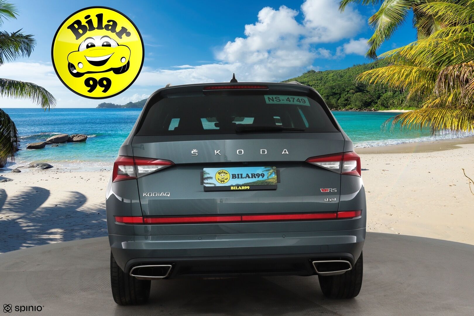 SKODA KODIAQ 2020 2.0 Bi-TDi 176 kW 4x4 RS 7-P **Adapt.vakkari / 360 / Sportti Muistipenkit / Koukku / Canton / Navi / Digimittaristo** - 3,99 % KORKOTARJOUS TÄHÄN AUTOON - 