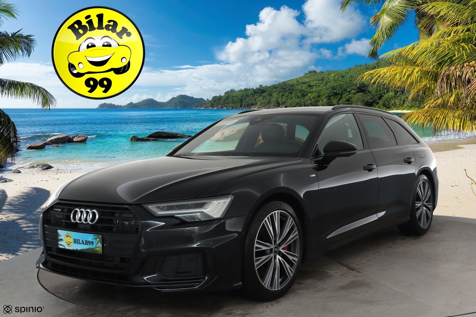 AUDI A6 2021 Avant 55TFSi e Quattro Sport S-tronic **Koukku / Matrix-LED / Adapt.Vakkari / 360° / Ilmastoidut&Hierovat Muistipenkit** - 3,99 % KORKOTARJOUS TÄHÄN AUTOON - Merkkihuollettu / 2x Latauskaapelit