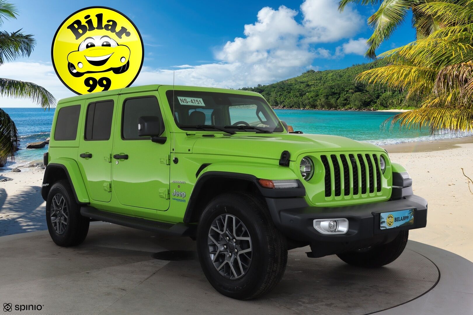 JEEP WRANGLER 2022 2,0 PHEV AT8 4x4 Sahara **Adapt.vakkari / Alpine Audio / Sahara nahkaverhoilu / P.kamerat / Koukku** - 2,99 % KORKOTARJOUS TÄHÄN AUTOON - 