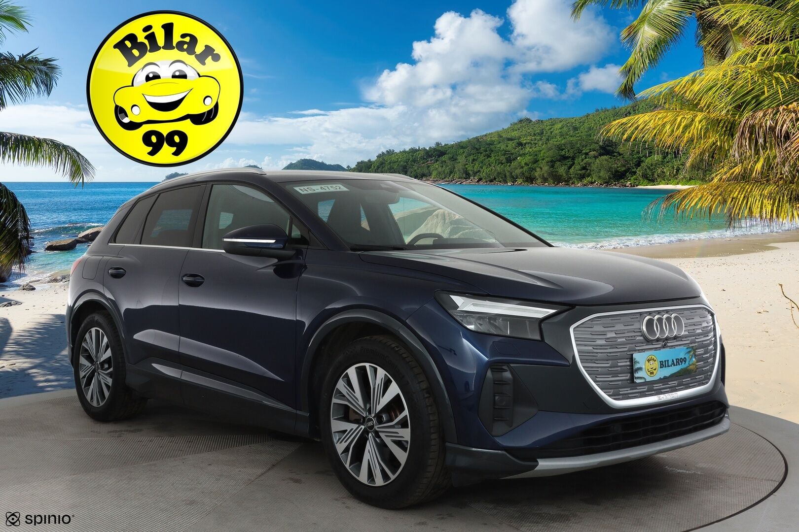 AUDI Q4 E-TRON 2022 50 e-tron quattro **Adapt.vakkari / Lämpöpumppu / Sporttipenkit / P.kamera / KeylessGo / Koukku / Digimittaristo** - 3,99 % KORKOTARJOUS TÄHÄN AUTOON - Akku kuntotarkastettu!