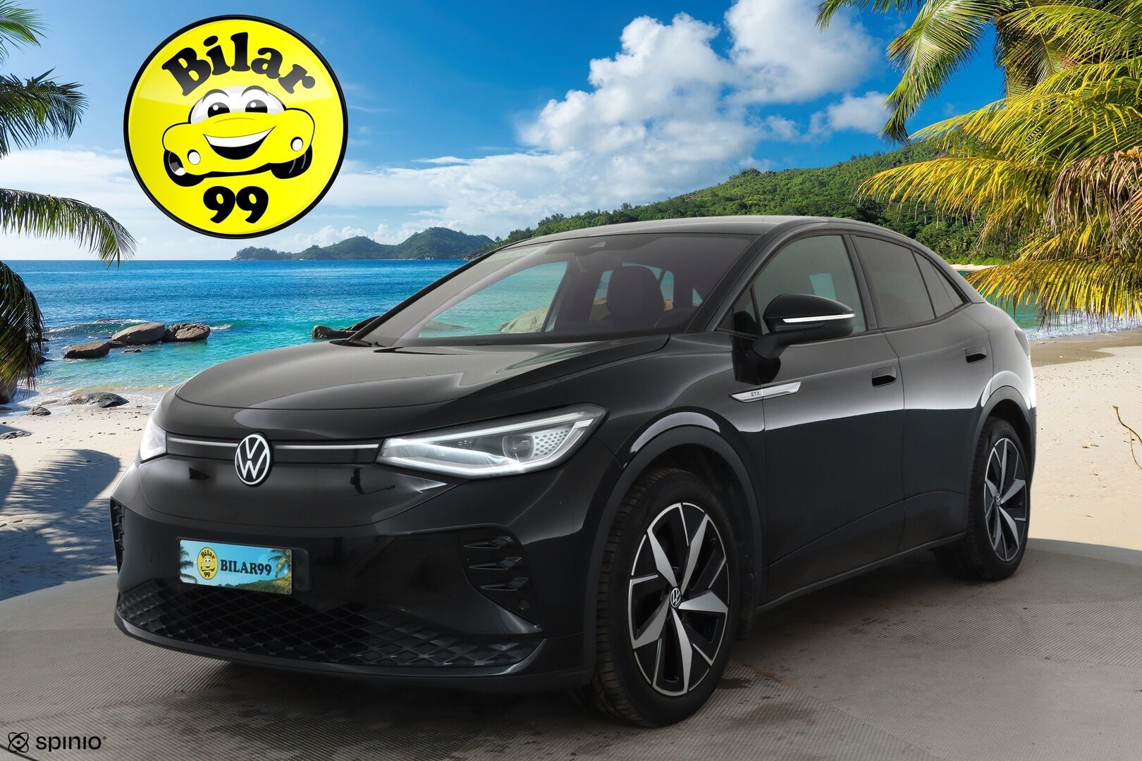 VOLKSWAGEN ID.5 2022 GTX Dual Motor AWD Business, akku 77 kWh - 3,99 % KORKOTARJOUS TÄHÄN AUTOON - Lämpöpumppu / Matrix LED / Adapt.Vakkari / Vetokoukku / Navi / Merkkihuollot / Puolinahkasisusta / Hyvillä varusteilla!
