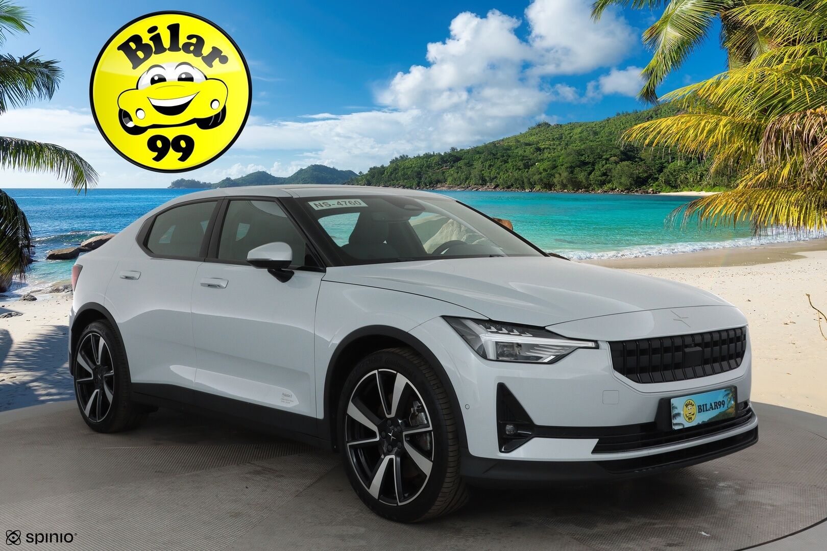 POLESTAR 2 2022 Long Range AWD 78kWh **H&K / PIlot&Plus / Muistipenkki / Lämpöpumppu / Adapt.vakkari / Lasikatto / Koukku / 360** - 3,99 % KORKOTARJOUS TÄHÄN AUTOON - Akku kuntotarkastettu / Merkkihuollettu / Ratinlämmitin / WeaveTech-verhoilu / Pixel LED