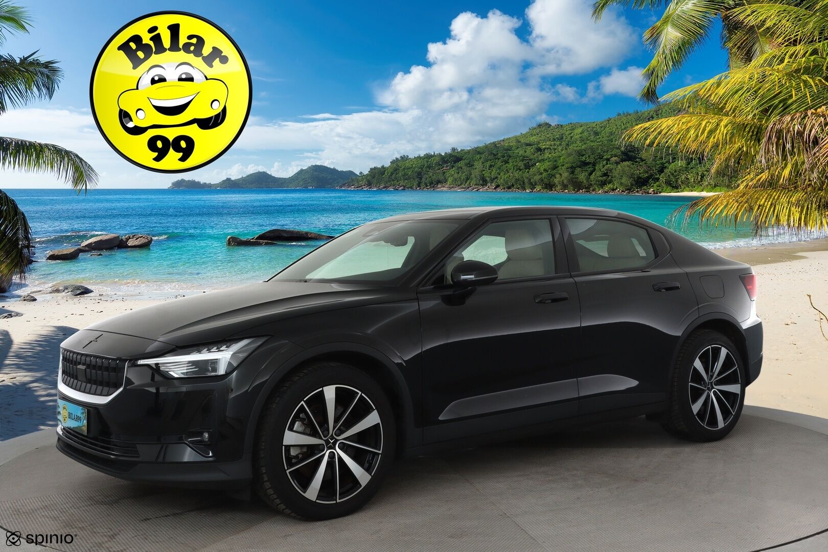 POLESTAR 2 2021 Long Range Dual Motor **Pilot&Plus / Vaalea Nahkasisusta / Ilmastoidut istuimet / H&K / Lasikatto / Muistipenkki / 360 kamera / Pixel LED** - 3,99 % KORKOTARJOUS TÄHÄN AUTOON - 2x Latauskaapelit