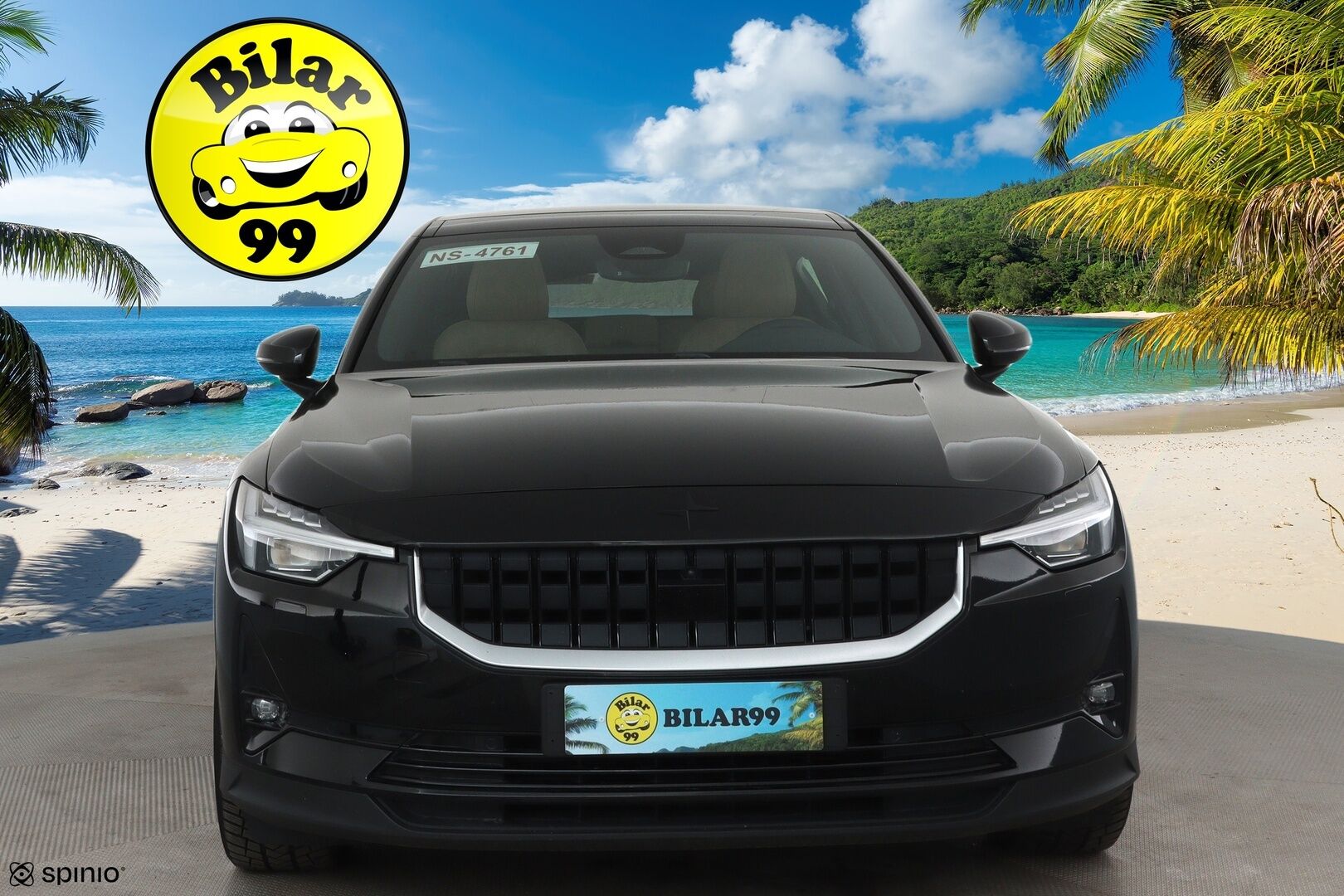 POLESTAR 2 2021 Long Range Dual Motor **Pilot&Plus / Vaalea Nahkasisusta / Ilmastoidut istuimet / H&K / Lasikatto / Muistipenkki / 360 kamera / Pixel LED** - 3,99 % KORKOTARJOUS TÄHÄN AUTOON - 2x Latauskaapelit