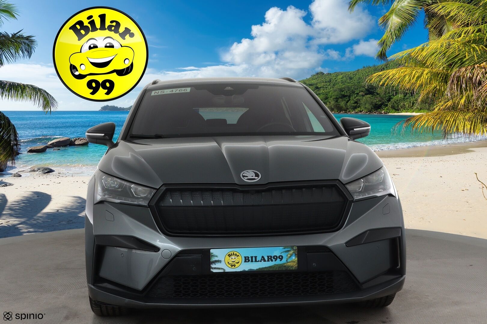 SKODA ENYAQ 2022 80 iV Sportline ** Muistipenkki / Matrix LED / Lämpöpumppu / Adapt.vakkari / Koukku / P.kamera / Sporttipenkit / Navi** - 3,99 % KORKOTARJOUS TÄHÄN AUTOON - Akku kuntotarkastettu! / KeylessGo / Merkkihuollettu / Nahka-Alcantara