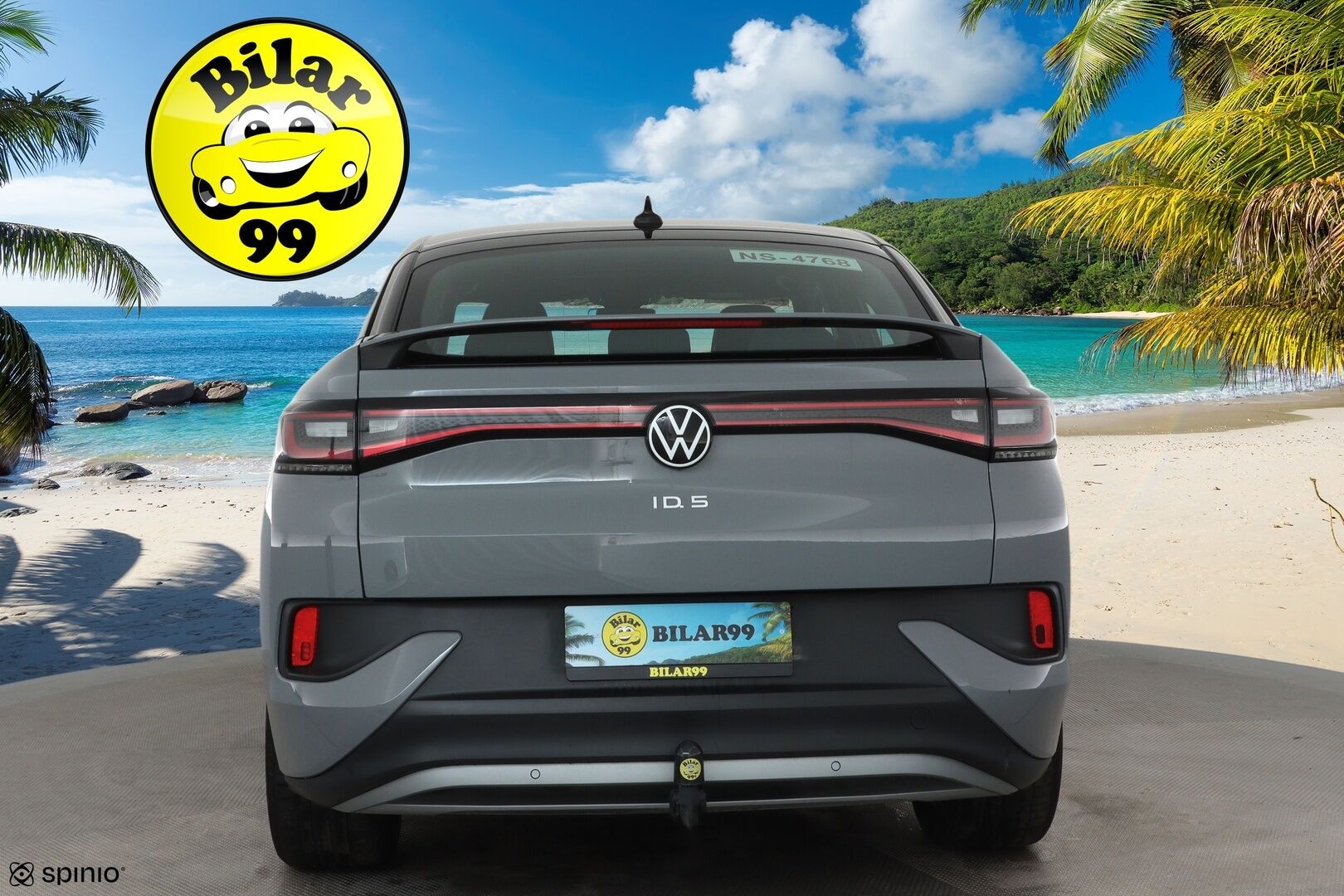 VOLKSWAGEN ID.5 2022 Pro Performance 150 kW, akku 77 kWh **Adapt.vakkari / Lämpöpumppu / Koukku / Ratinlämmitin / P.tutkat** - 3,99 % KORKOTARJOUS TÄHÄN AUTOON - Kahdet renkaat aluvanteilla / Merkkihuollettu