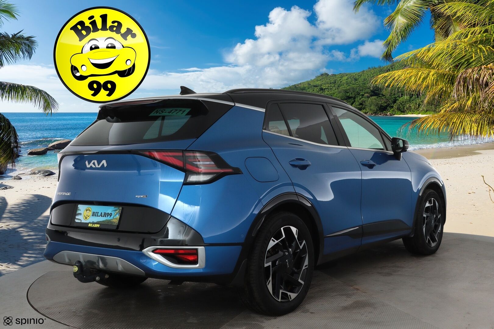 KIA SPORTAGE 2023 1,6 T-GDI AWD Plug-in Hybrid GT-Line AT 265hv **Adapt.vakkari / H&K / Muistipenkki / Ilmastoidut istuimet / KeylessGo / 360°** - 3,99 % KORKOTARJOUS TÄHÄN AUTOON - Kahdet renkaat aluvanteilla / Merkkihuollettu