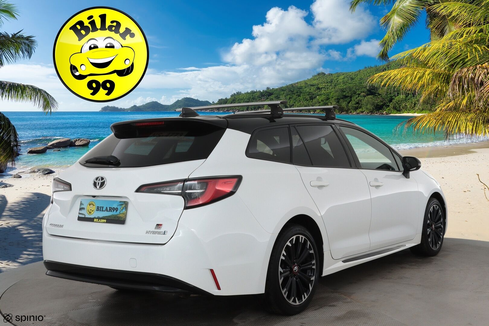 TOYOTA COROLLA 2022 Touring Sports 1,8 Hybrid GR Sport **Adapt.vakkari / P.kamera / Digimittaristo / Sporttipenkit / Ratinlämmitin / Navi** - Merkkihuollettu / Kahdet renkaat aluvanteilla / Kattotelineet / Puolinahat