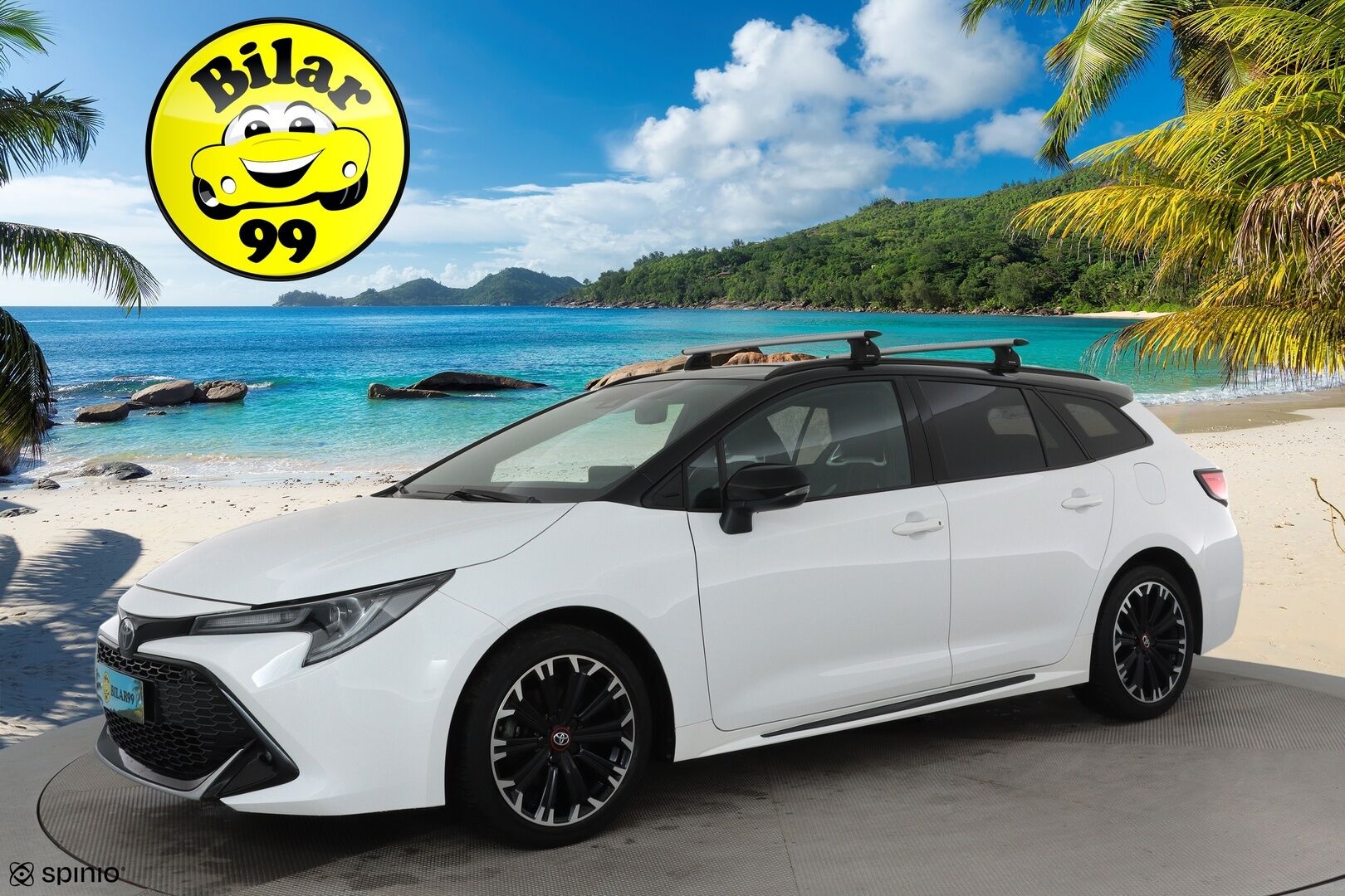 TOYOTA COROLLA 2022 Touring Sports 1,8 Hybrid GR Sport **Adapt.vakkari / P.kamera / Digimittaristo / Sporttipenkit / Ratinlämmitin / Navi** - Merkkihuollettu / Kahdet renkaat aluvanteilla / Kattotelineet / Puolinahat