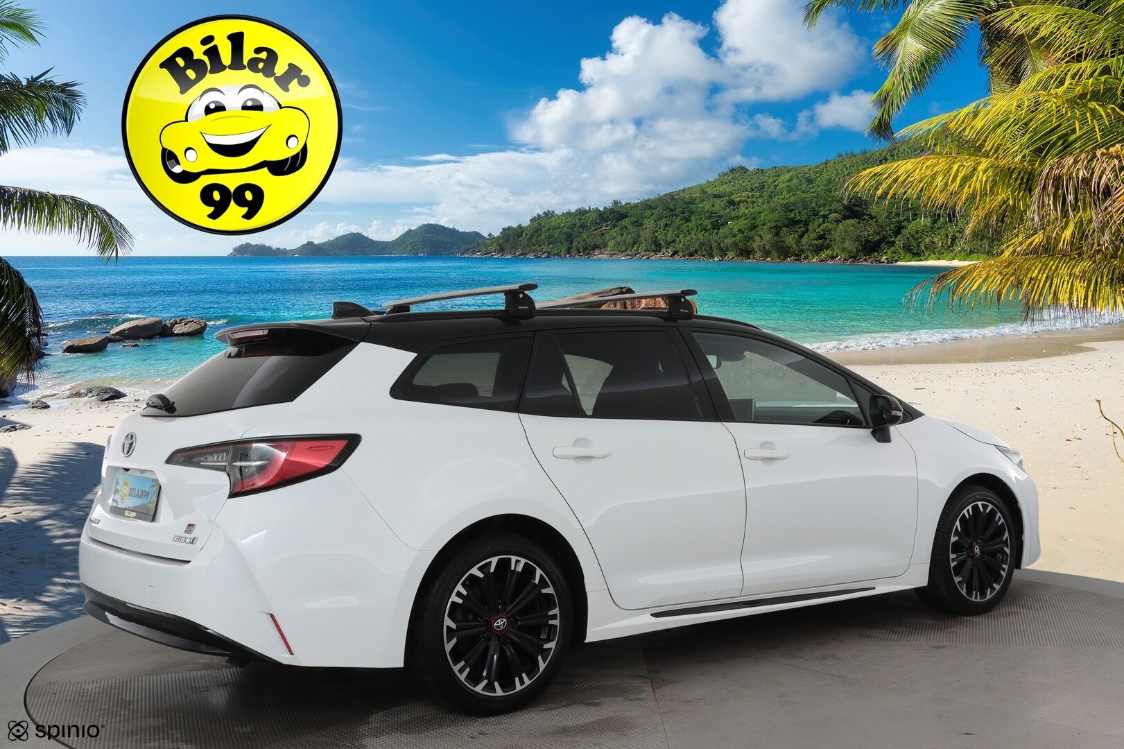TOYOTA COROLLA 2022 Touring Sports 1,8 Hybrid GR Sport **Adapt.vakkari / P.kamera / Digimittaristo / Sporttipenkit / Ratinlämmitin / Navi** - Merkkihuollettu / Kahdet renkaat aluvanteilla / Kattotelineet / Puolinahat