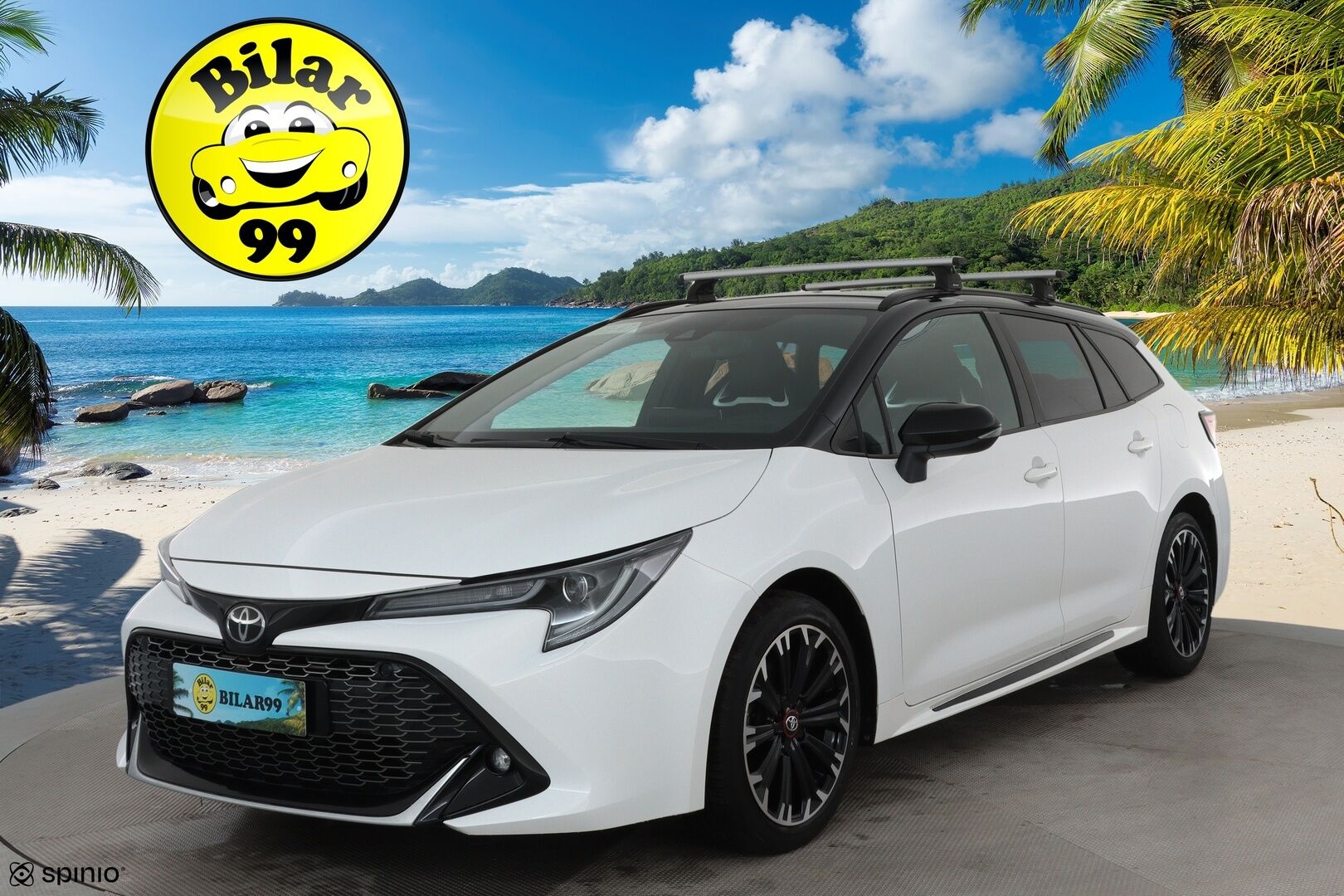 TOYOTA COROLLA 2022 Touring Sports 1,8 Hybrid GR Sport **Adapt.vakkari / P.kamera / Digimittaristo / Sporttipenkit / Ratinlämmitin / Navi** - Merkkihuollettu / Kahdet renkaat aluvanteilla / Kattotelineet / Puolinahat