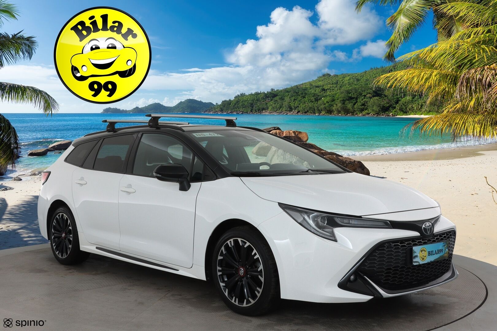 TOYOTA COROLLA 2022 Touring Sports 1,8 Hybrid GR Sport **Adapt.vakkari / P.kamera / Digimittaristo / Sporttipenkit / Ratinlämmitin / Navi** - Merkkihuollettu / Kahdet renkaat aluvanteilla / Kattotelineet / Puolinahat