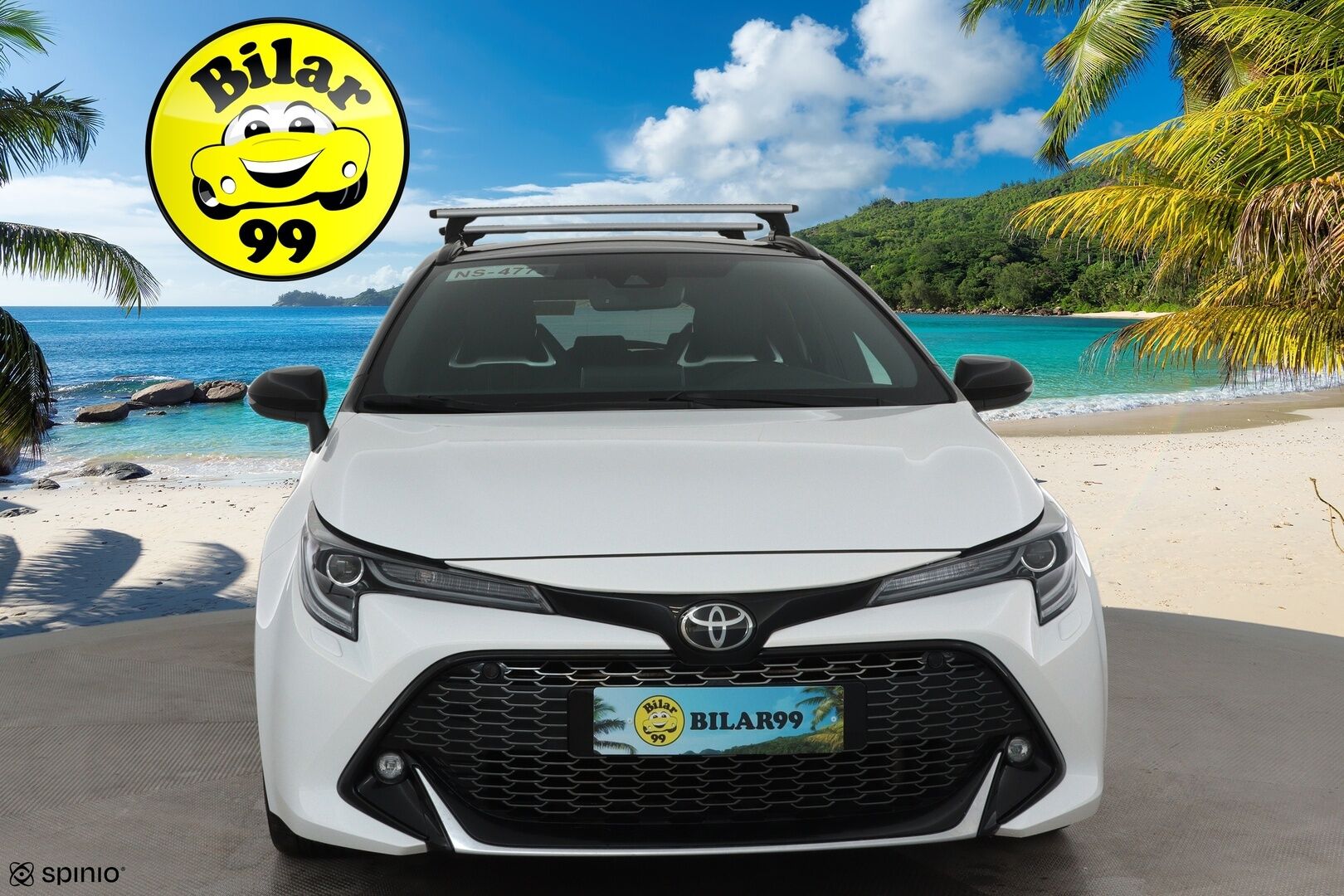 TOYOTA COROLLA 2022 Touring Sports 1,8 Hybrid GR Sport **Adapt.vakkari / P.kamera / Digimittaristo / Sporttipenkit / Ratinlämmitin / Navi** - Merkkihuollettu / Kahdet renkaat aluvanteilla / Kattotelineet / Puolinahat