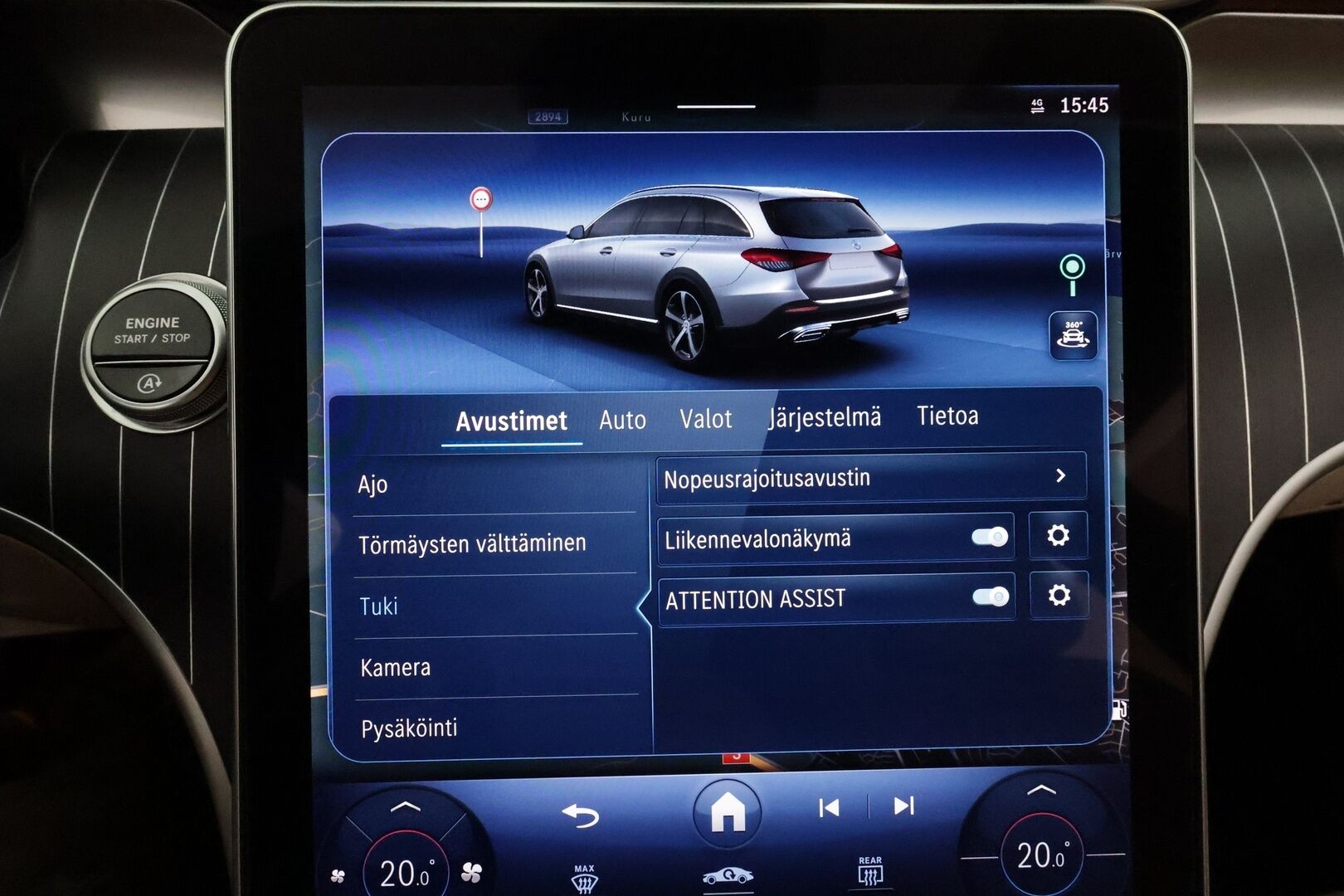 MERCEDES-BENZ C 2022 220 d 4MATIC All-Terrain 9G-Tronic **Webasto / Digital LED / Muistipenkit / 360 Kamera / KeylessGo / Koukku** - 3,99 % KORKOTARJOUS TÄHÄN AUTOON - 