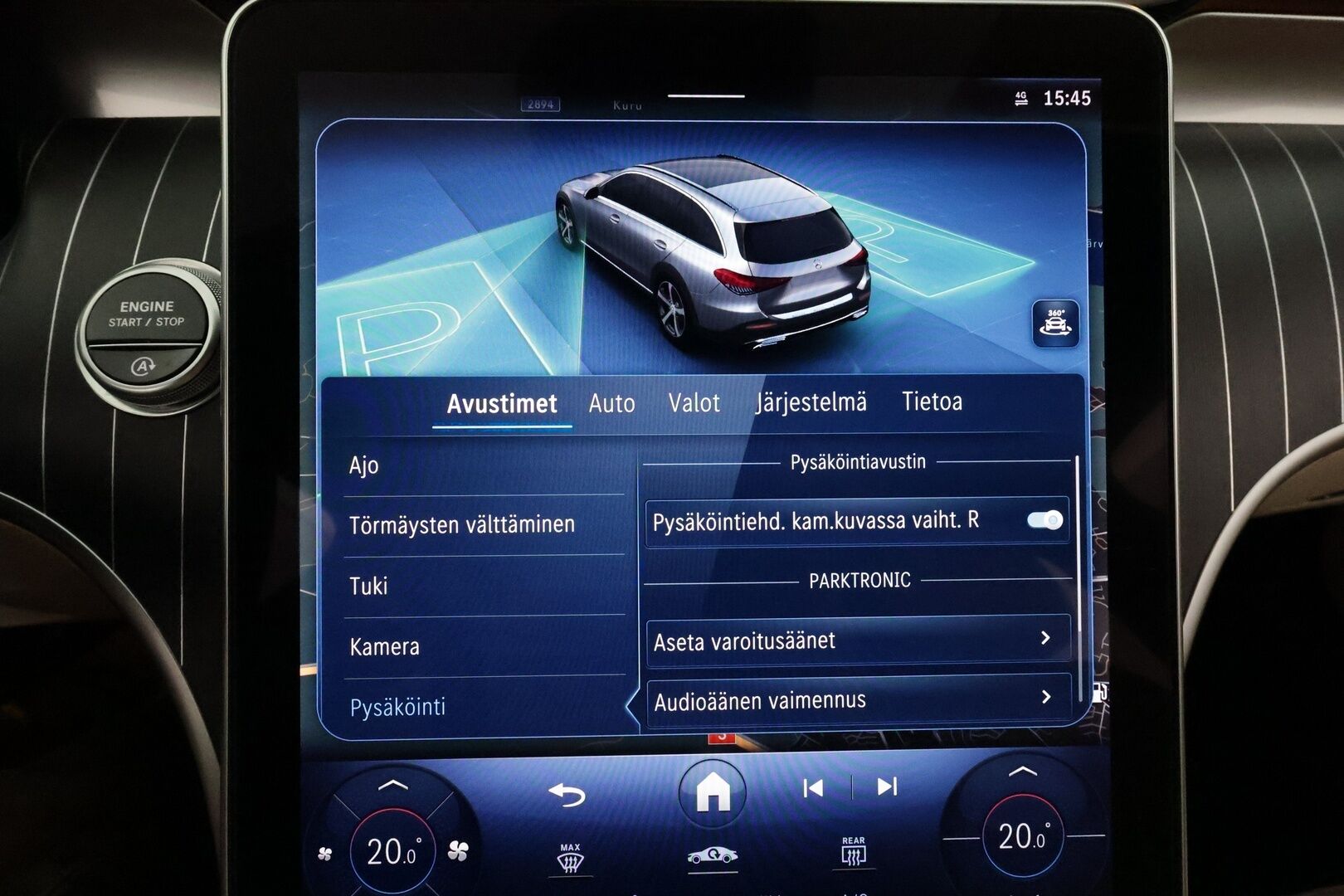 MERCEDES-BENZ C 2022 220 d 4MATIC All-Terrain 9G-Tronic **Webasto / Digital LED / Muistipenkit / 360 Kamera / KeylessGo / Koukku** - 3,99 % KORKOTARJOUS TÄHÄN AUTOON - 