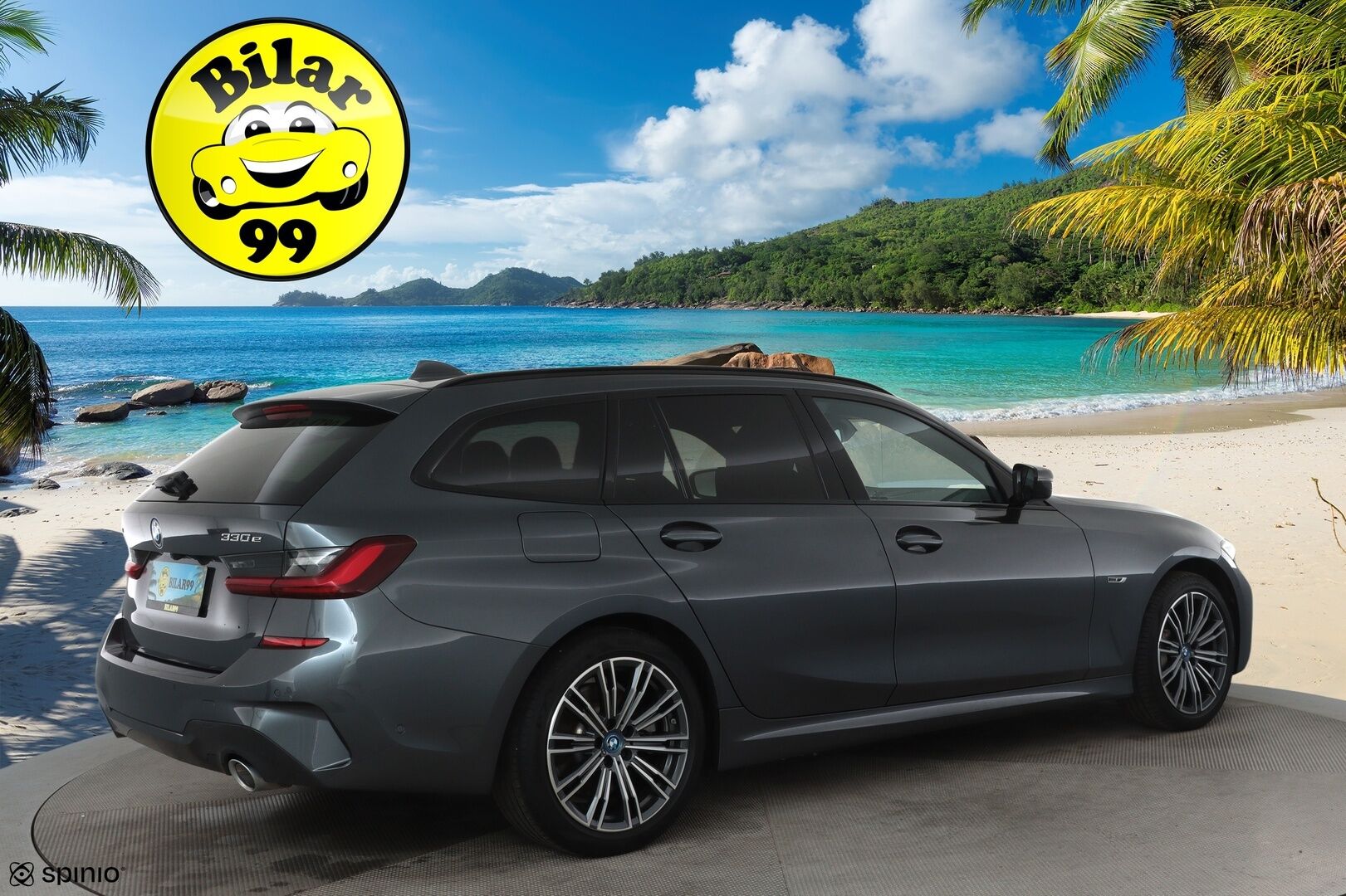 BMW 330E 2022 G21 Xdrive Steptronic M-Sport **LED-valot / HiFi / P.kamera / Sporttipenkit / Navi / Kaistavahti / Digimittaristo** - 3,99 % KORKOTARJOUS TÄHÄN AUTOON - 2x Latauskaapelit / Kahdet Renkaat
