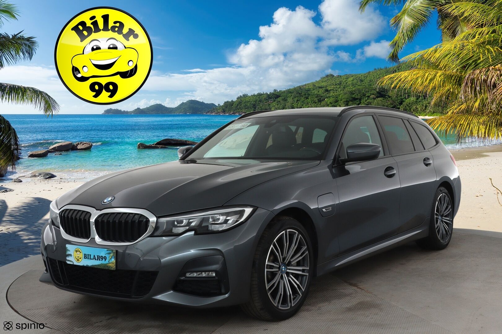 BMW 330E 2022 G21 Xdrive Steptronic M-Sport **LED-valot / HiFi / P.kamera / Sporttipenkit / Navi / Kaistavahti / Digimittaristo** - 3,99 % KORKOTARJOUS TÄHÄN AUTOON - 2x Latauskaapelit / Kahdet Renkaat