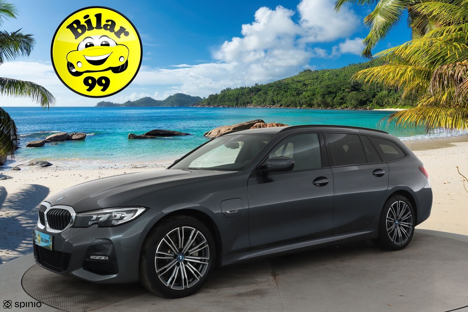 BMW 330E 2022 G21 Xdrive Steptronic M-Sport **LED-valot / HiFi / P.kamera / Sporttipenkit / Navi / Kaistavahti / Digimittaristo** - 3,99 % KORKOTARJOUS TÄHÄN AUTOON - 2x Latauskaapelit / Kahdet Renkaat