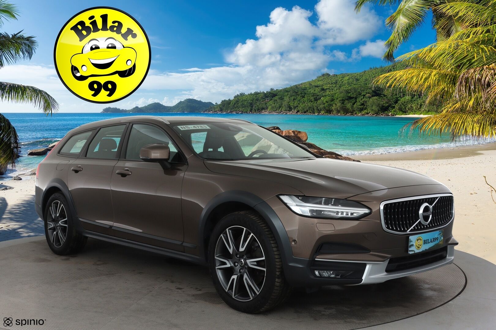 Volvo V90 CROSS COUNTRY 2017 D5 AWD Inscription Pro **Panorama / HUD / Adapt.vakkari / Koukku / Muistipenkki / Sporttinahat / P.kamera / KeylessGo** - 3,99 % KORKOTARJOUS TÄHÄN AUTOON - Webasto / Merkkihuollettu / Kahdet renkaat aluvanteilla / Digimittaristo / Park-in ja Park-out toiminto / Full LED