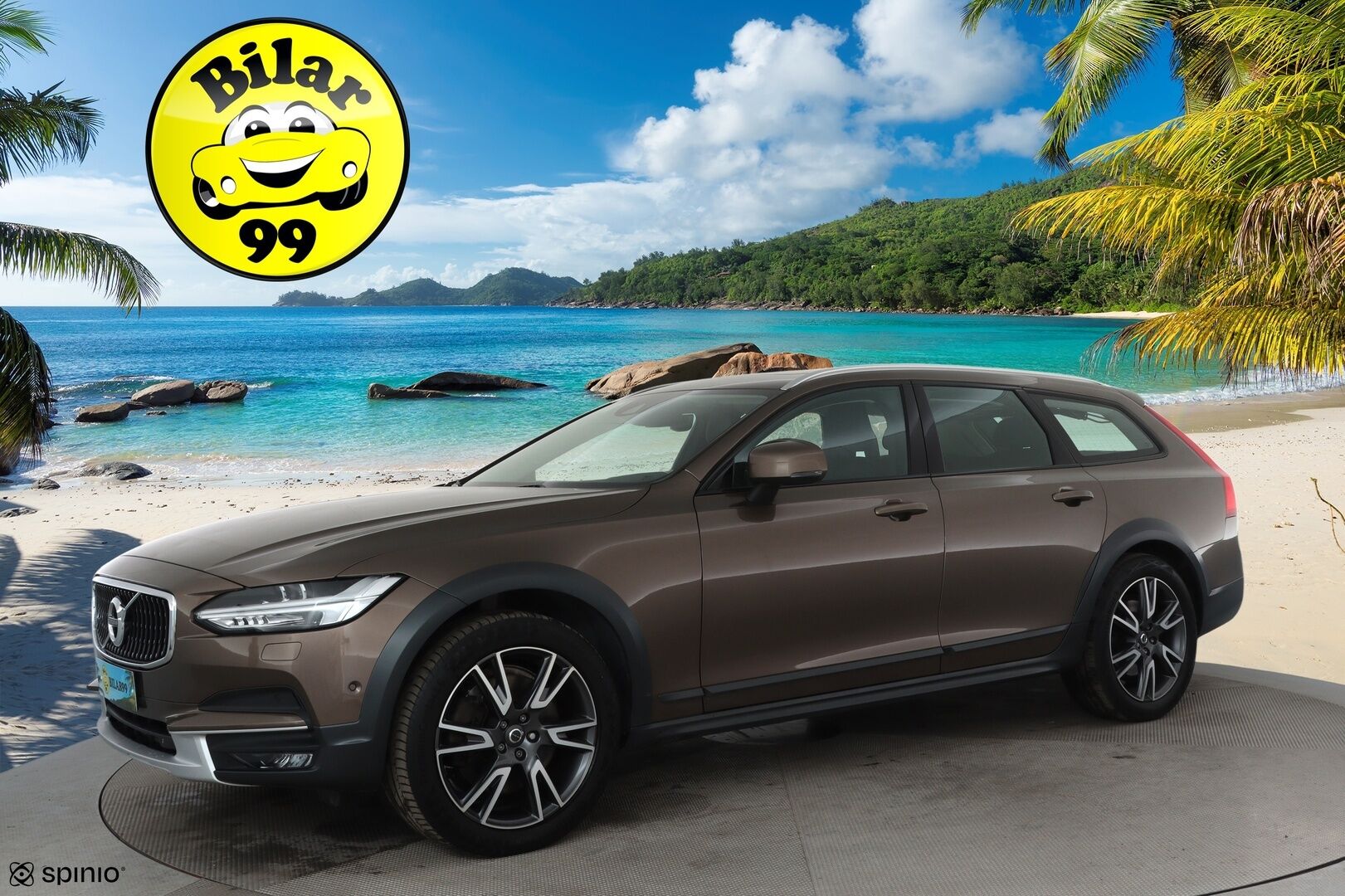 Volvo V90 CROSS COUNTRY 2017 D5 AWD Inscription Pro **Panorama / HUD / Adapt.vakkari / Koukku / Muistipenkki / Sporttinahat / P.kamera / KeylessGo** - 3,99 % KORKOTARJOUS TÄHÄN AUTOON - Webasto / Merkkihuollettu / Kahdet renkaat aluvanteilla / Digimittaristo / Park-in ja Park-out toiminto / Full LED