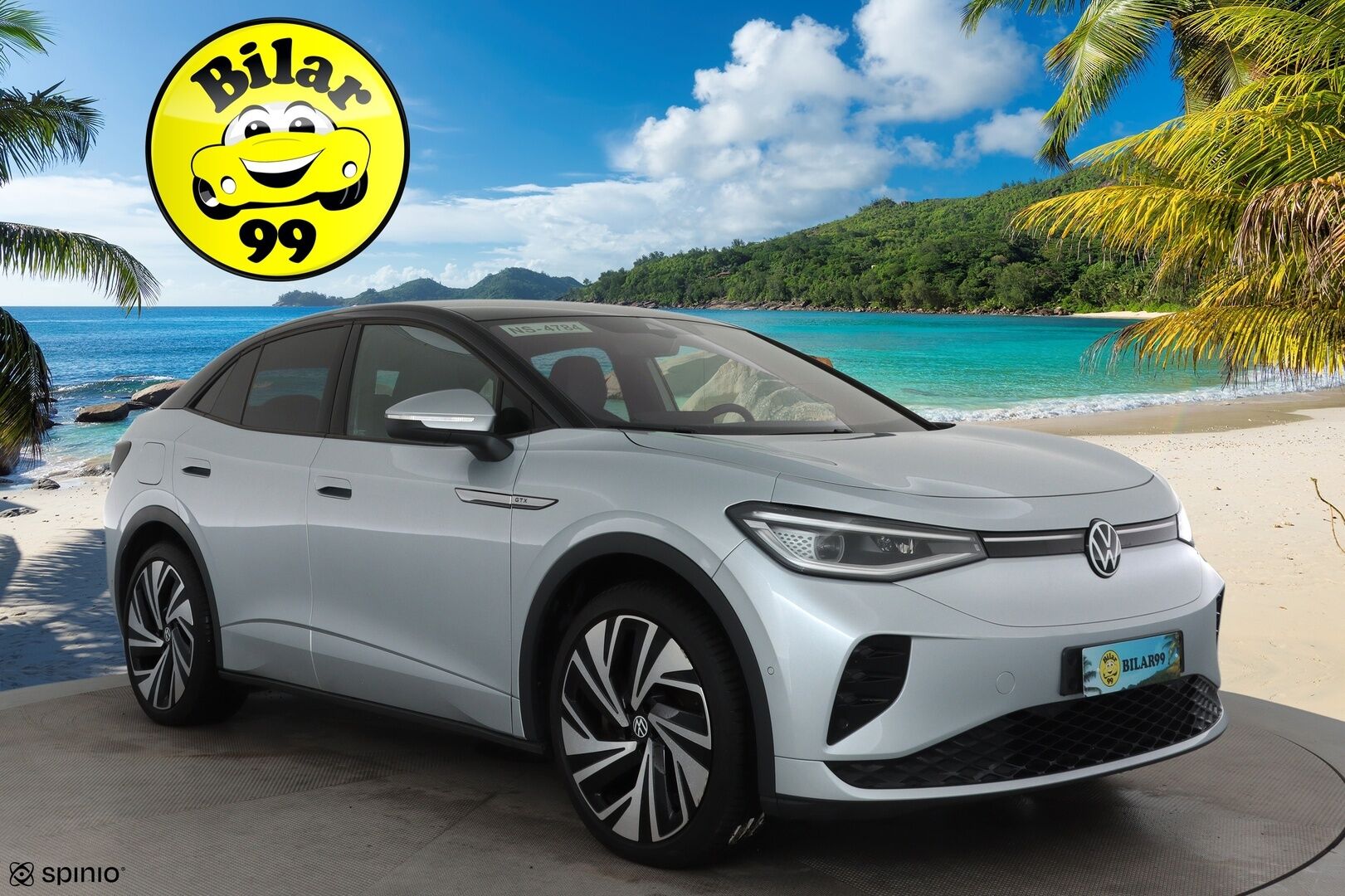 VOLKSWAGEN ID.5 2022 GTX Dual Motor AWD 77kWh *Lasikatto / ILP / Koukku / Acc / Matrix-LED / Kamera / Navi* - 3,99 % KORKOTARJOUS TÄHÄN AUTOON - Merkkihuollettu / Kahdet Renkaat & Vanteet / Alv / Seuraava huolto 9/2026