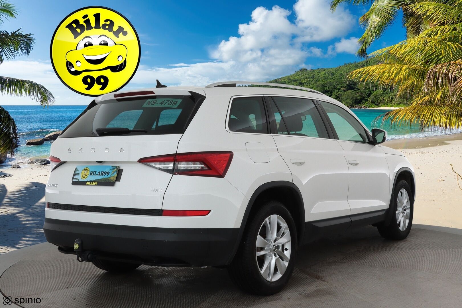 SKODA KODIAQ 2020 2.0 TSI 4x4 BusinessLine *Webasto / Koukku / Canton / ACC / LED-valot / P.kamera / Navi / Keyless* - 3,99 % KORKOTARJOUS TÄHÄN AUTOON - Merkkihuollettu / Kahdet renkaat alumiinivanteilla