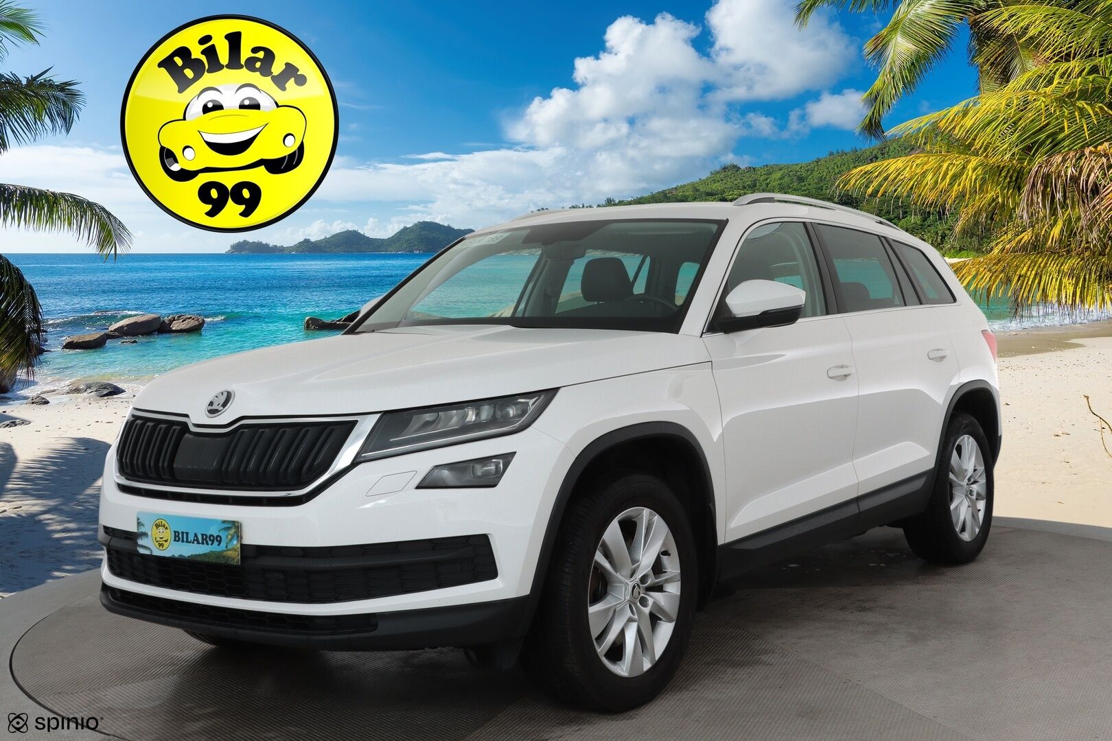 SKODA KODIAQ 2020 2.0 TSI 4x4 BusinessLine *Webasto / Koukku / Canton / ACC / LED-valot / P.kamera / Navi / Keyless* - 3,99 % KORKOTARJOUS TÄHÄN AUTOON - Merkkihuollettu / Kahdet renkaat alumiinivanteilla