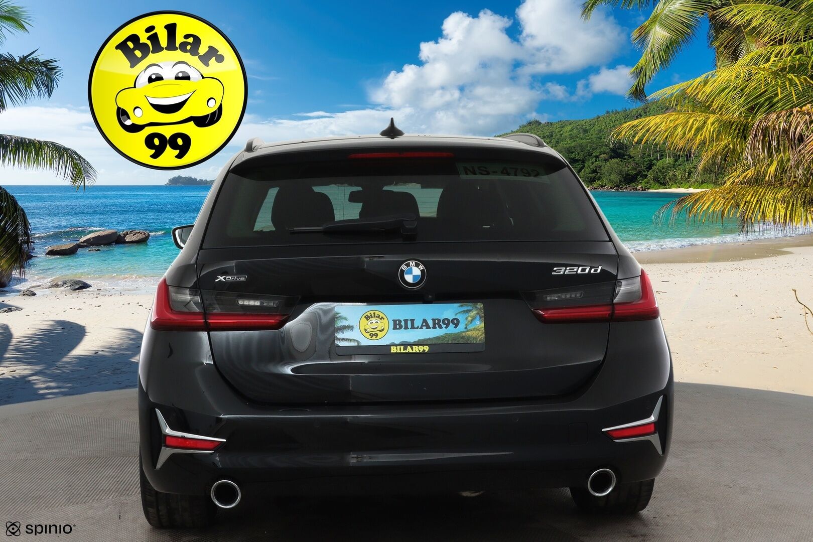 BMW 320 2021 G21 Touring 320d A xDrive Luxury Line **Webasto / Koukku / Adapt.Vakkari / LED-valot / P.Kamera / Muistipenkki / Navi** - Talvivarusteet ja neliveto / M-sport ratti / 2x Renkaat / Nahkapenkit /  2x Avain 