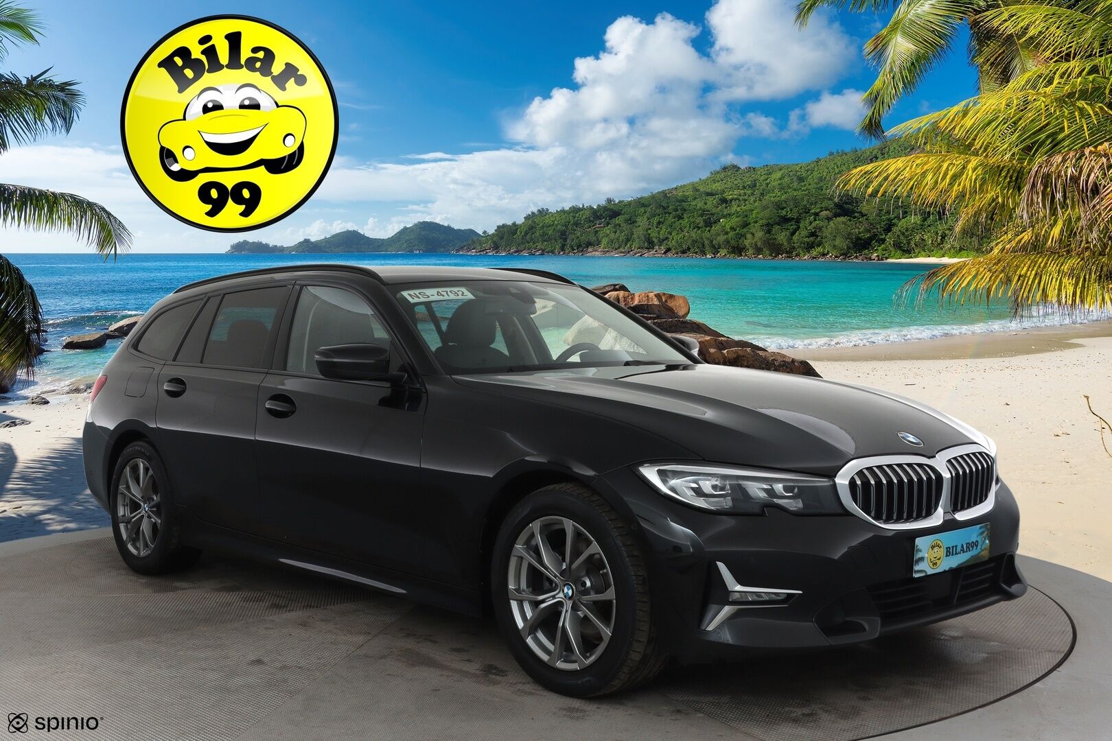 BMW 320 2021 G21 Touring 320d A xDrive Luxury Line **Webasto / Koukku / Adapt.Vakkari / LED-valot / P.Kamera / Muistipenkki / Navi** - Kahdet Renkaat