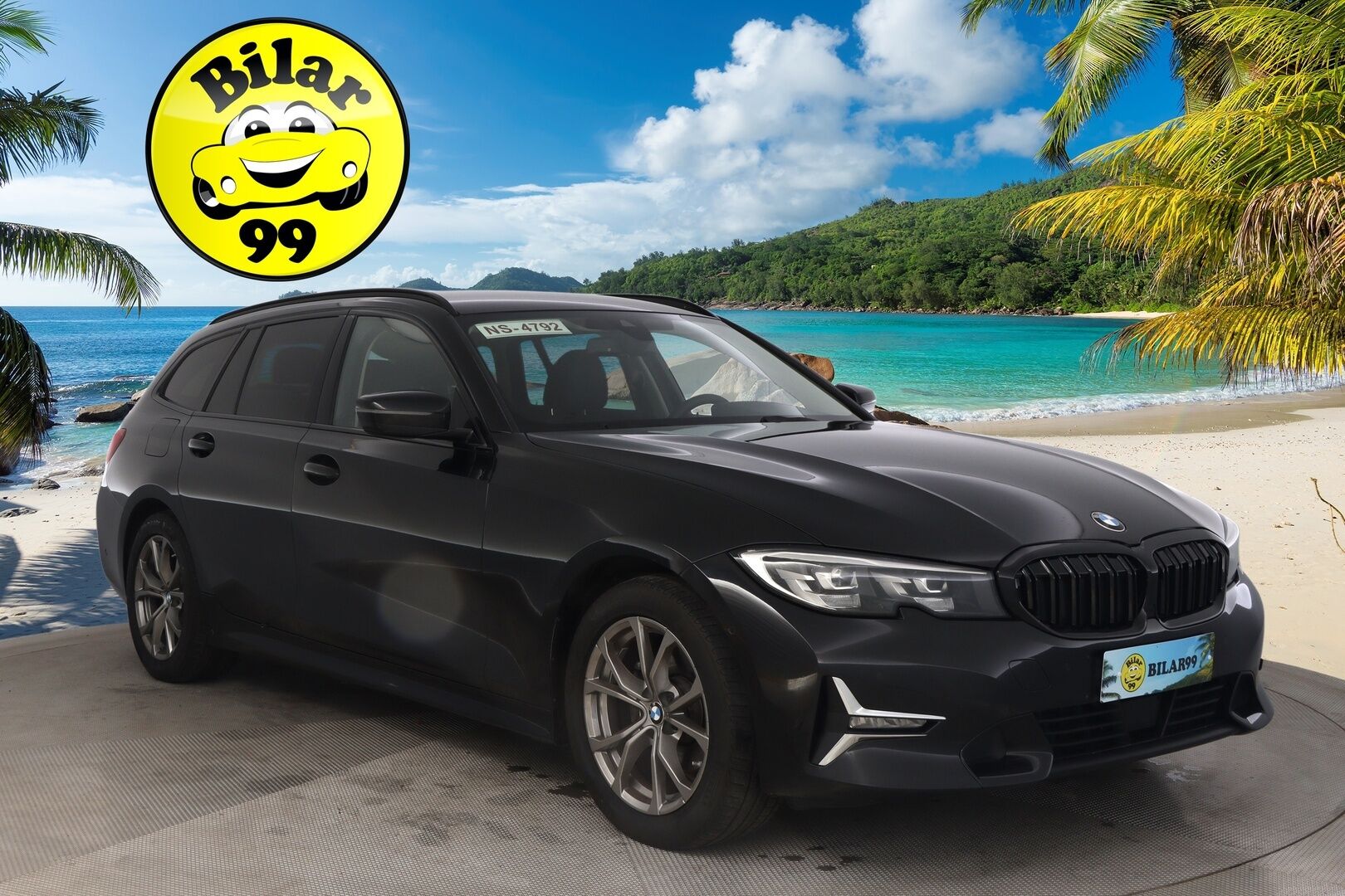 BMW 320 2021 G21 Touring 320d A xDrive Luxury Line **Webasto / Koukku / Adapt.Vakkari / LED-valot / P.Kamera / Muistipenkki / Navi** - Talvivarusteet ja neliveto / M-sport ratti / 2x Renkaat / Nahkapenkit /  2x Avain 