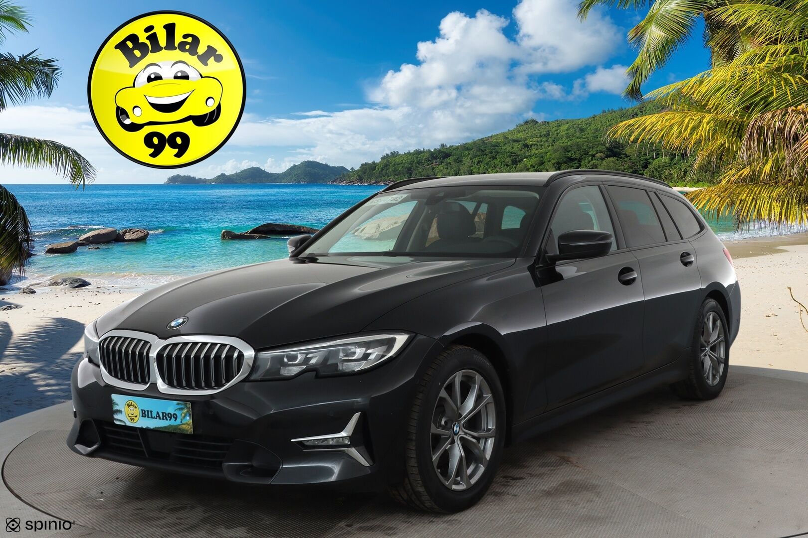 BMW 320 2021 G21 Touring 320d A xDrive Luxury Line **Webasto / Koukku / Adapt.Vakkari / LED-valot / P.Kamera / Muistipenkki / Navi** - Kahdet Renkaat