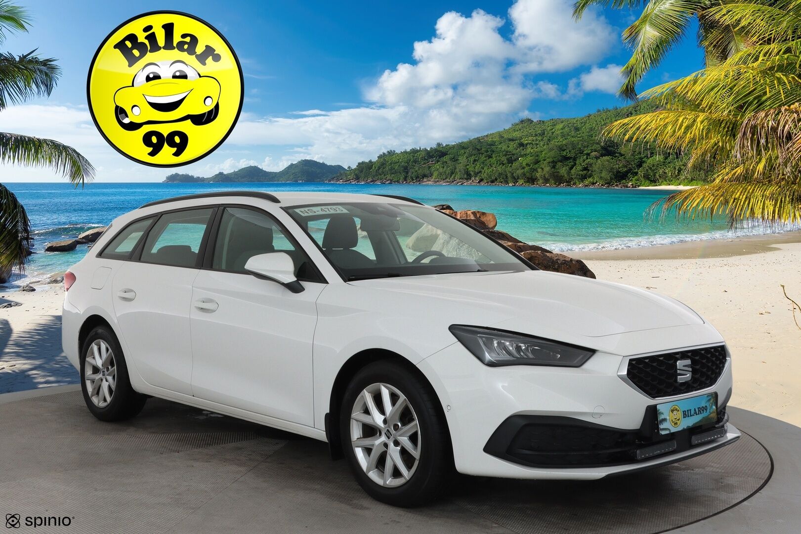 SEAT LEON SPORTSTOURER 2022 2.0TDI 4Drive DSG 150hv **LED-valot / P.kamera / Sisätilanlämmitin / Kaistavahti / Apple&Android**