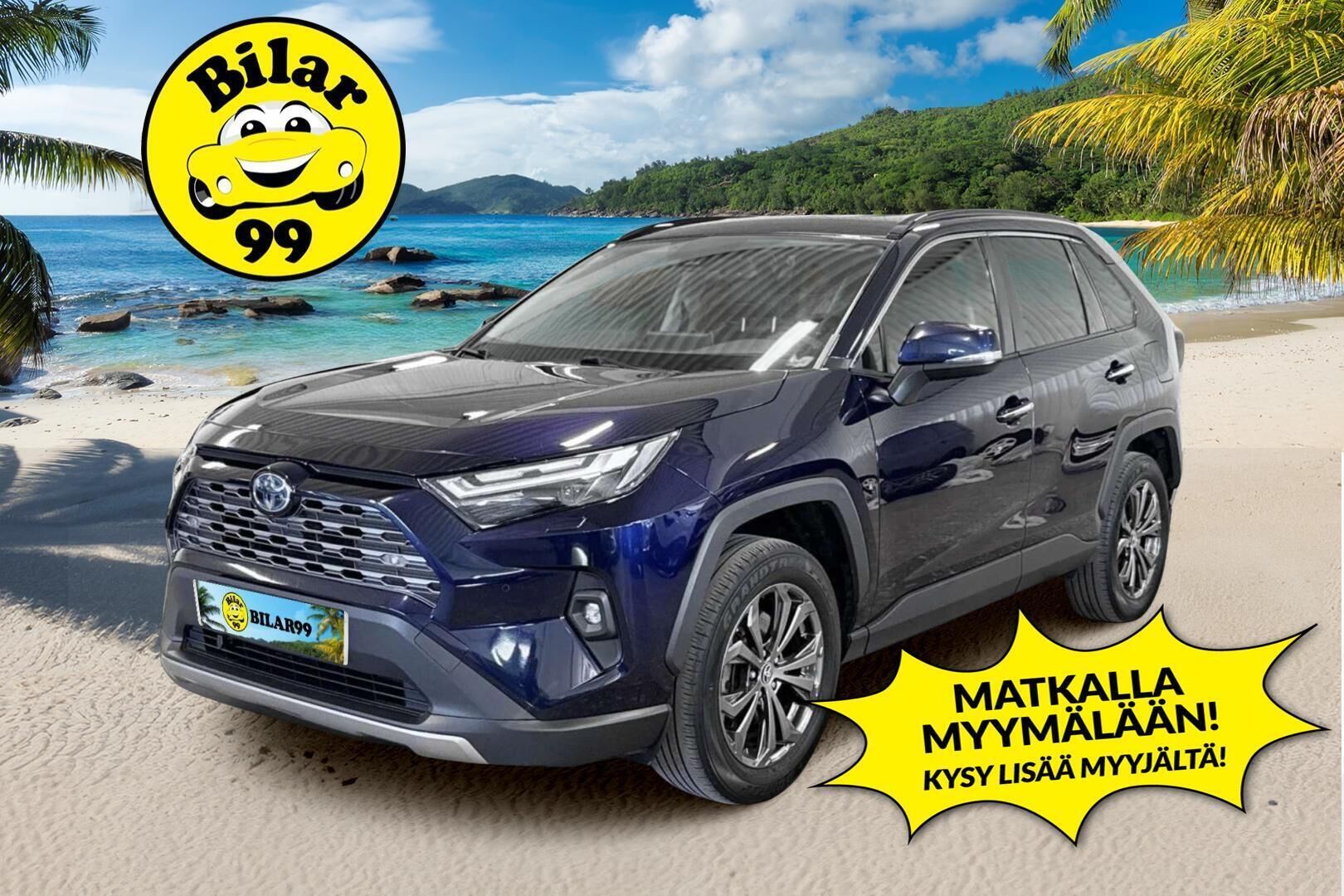 TOYOTA RAV4 2022 Hybrid 2,5 AWD-i Premium / Facelift / ACC / Vetokoukku / Nahkaverhoilu / Peruutuskamera - 3,99 % KORKOTARJOUS TÄHÄN AUTOON - 