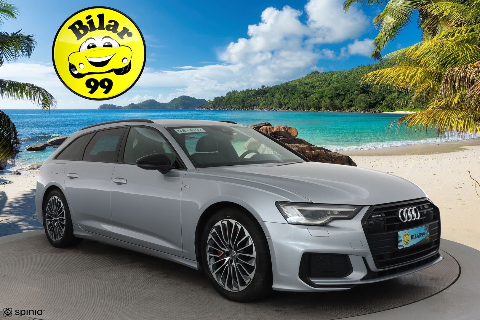 AUDI A6 2021 Avant 55 TFSI e quattro S-tronic Electrified S Line **Koukku / Adapt.Vakkari / Matrix-LED / P.Tutkat / Sporttipenkit** - 3,99 % KORKOTARJOUS TÄHÄN AUTOON - Merkkihuollettu