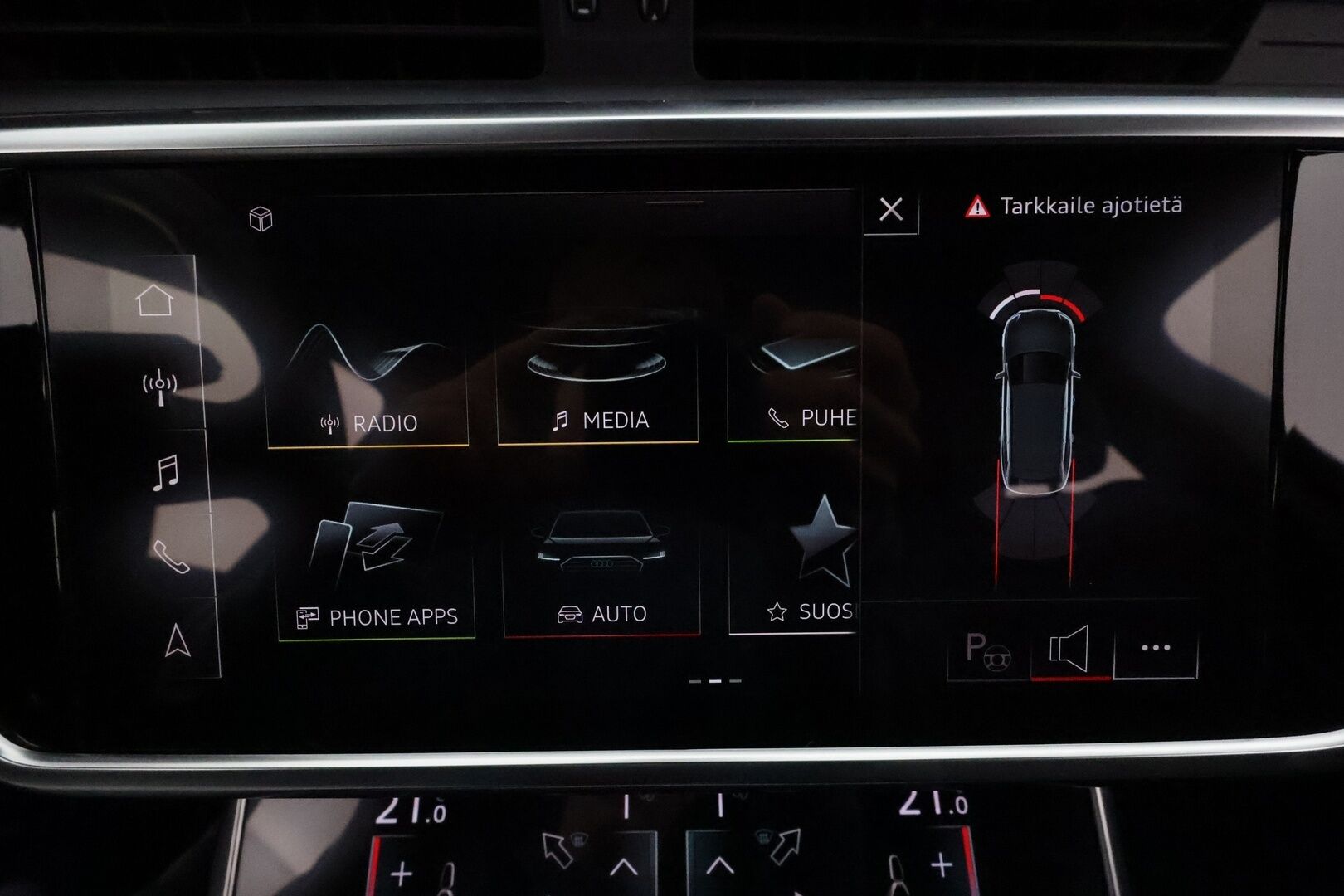 AUDI A6 2021 Avant 55 TFSI e quattro S-tronic Electrified S Line **Koukku / Adapt.Vakkari / Matrix-LED / P.Tutkat / Sporttipenkit** - 3,99 % KORKOTARJOUS TÄHÄN AUTOON - Merkkihuollettu