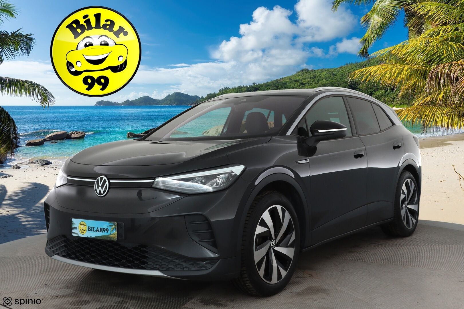 VOLKSWAGEN ID.4 2021 Pro Performance 150kW 1st **Lämpöpumppu / Koukku / Adapt.Vakkari / LED-valot / P.kamera / Navi / Kaistavahti** - Kahdet Renkaat 