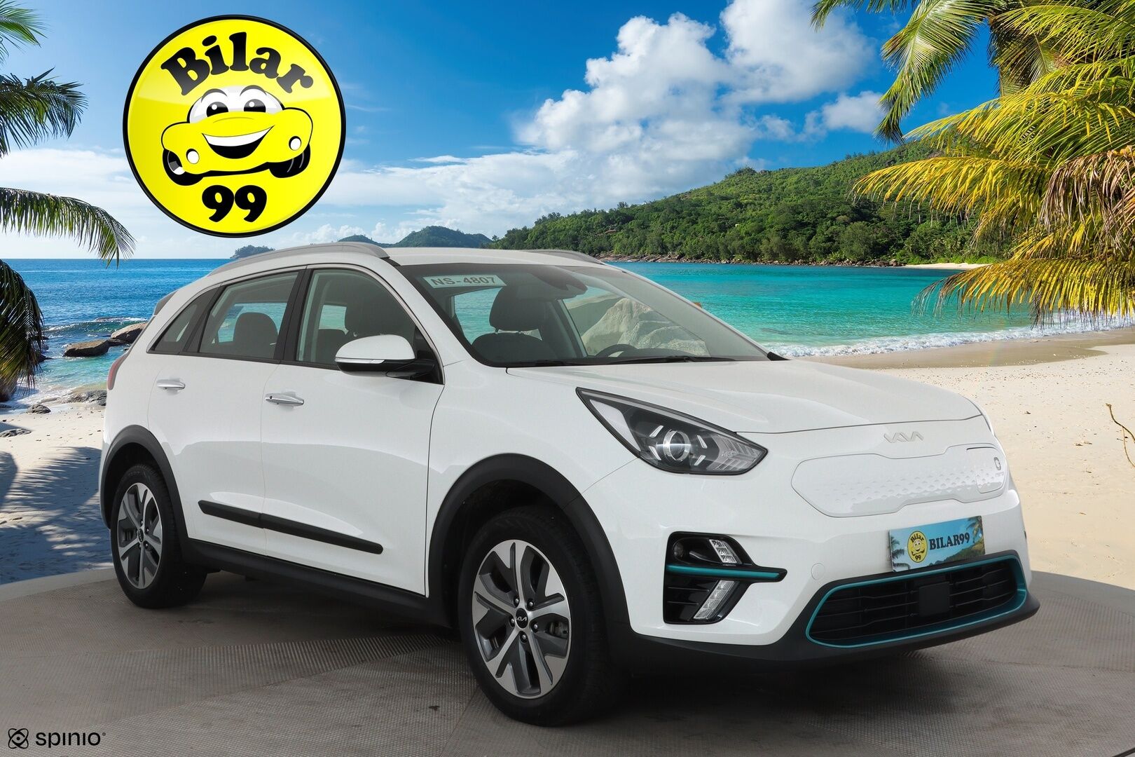 KIA NIRO 2022 Vision 39 kWh  **Adapt.vakkari / Digimittaristo / P.kamera / Puolinahat / KeylessGo / Navi** - Akku kuntotarkastettu / Merkkihuollettu